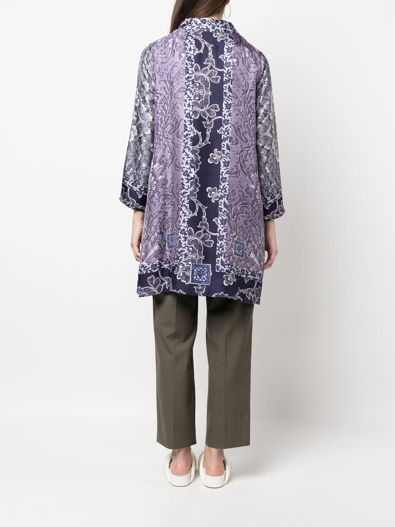 Aloe reversible silk coat 4