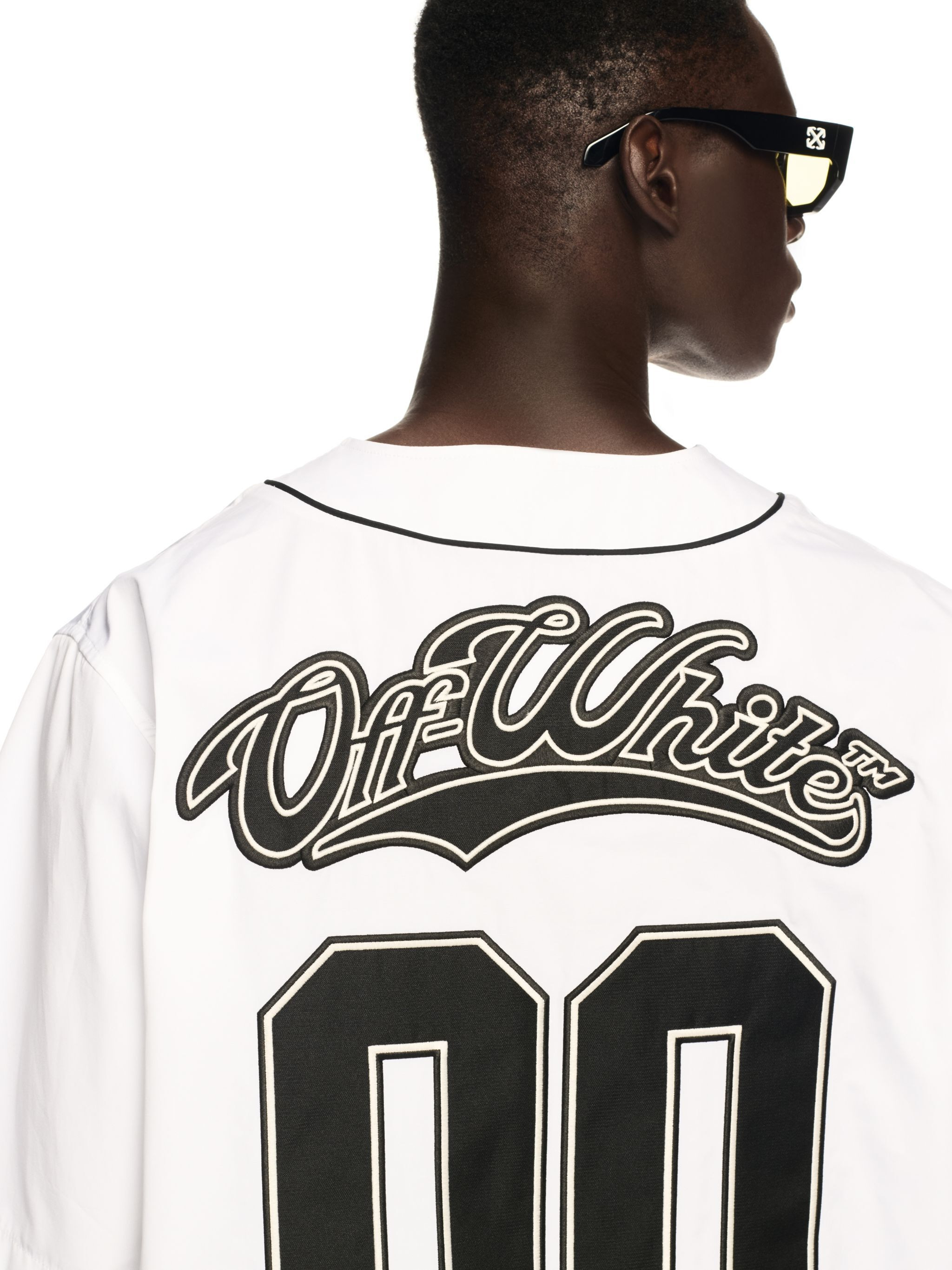 White 00 Baseball Shirt - 5