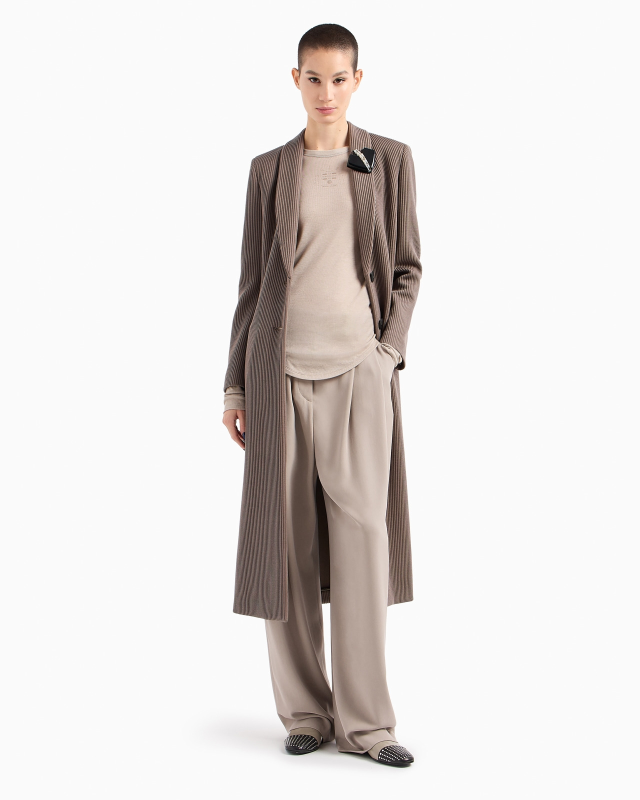 Washed silk trousers - 4