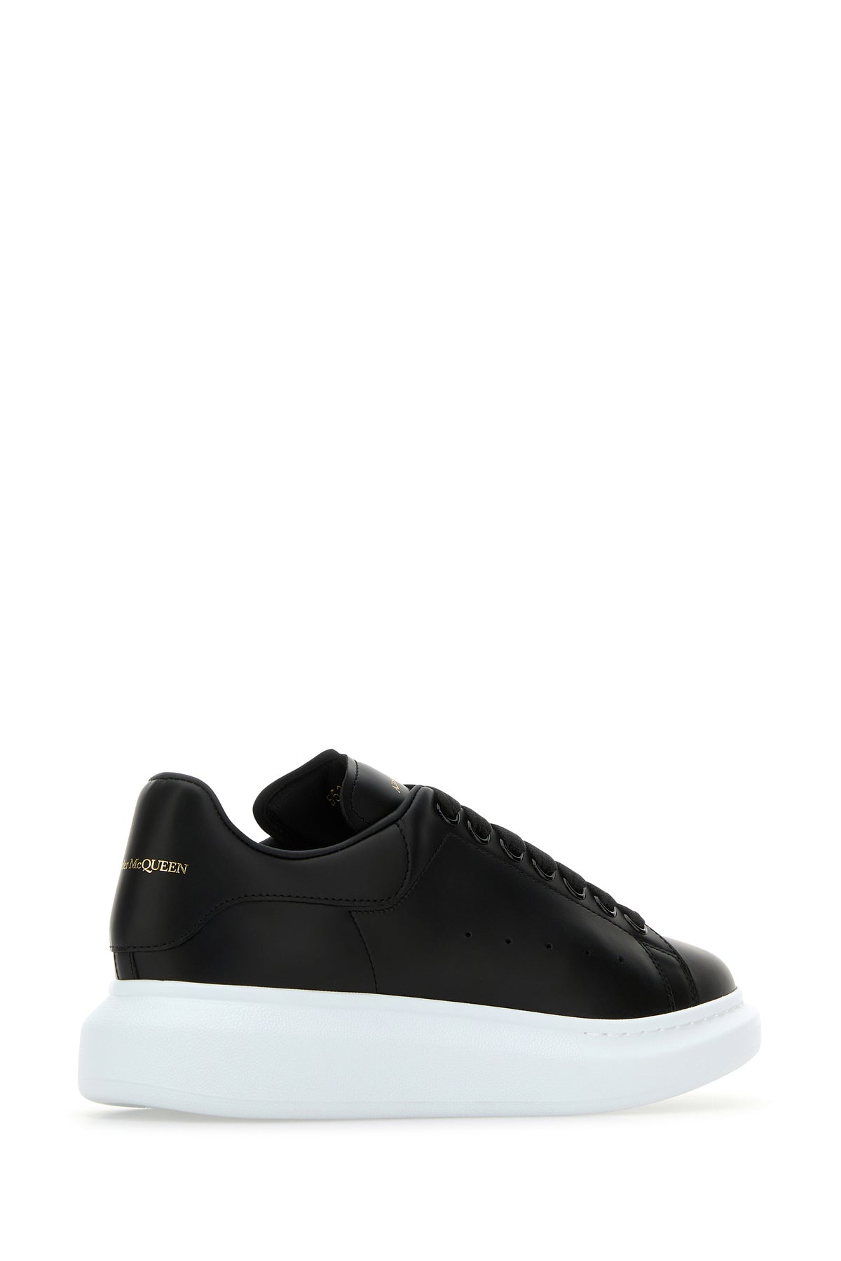 Black leather sneakers - 3
