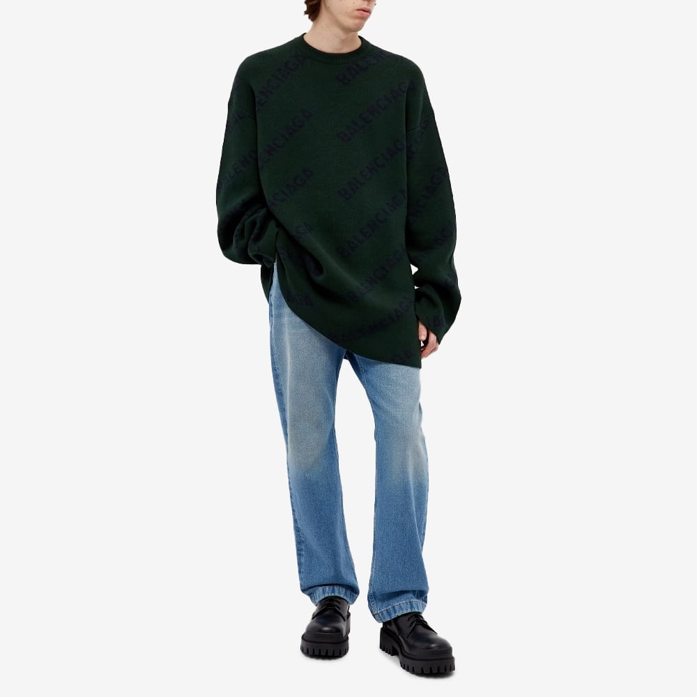 Balenciaga Logo Crew Knit - 5