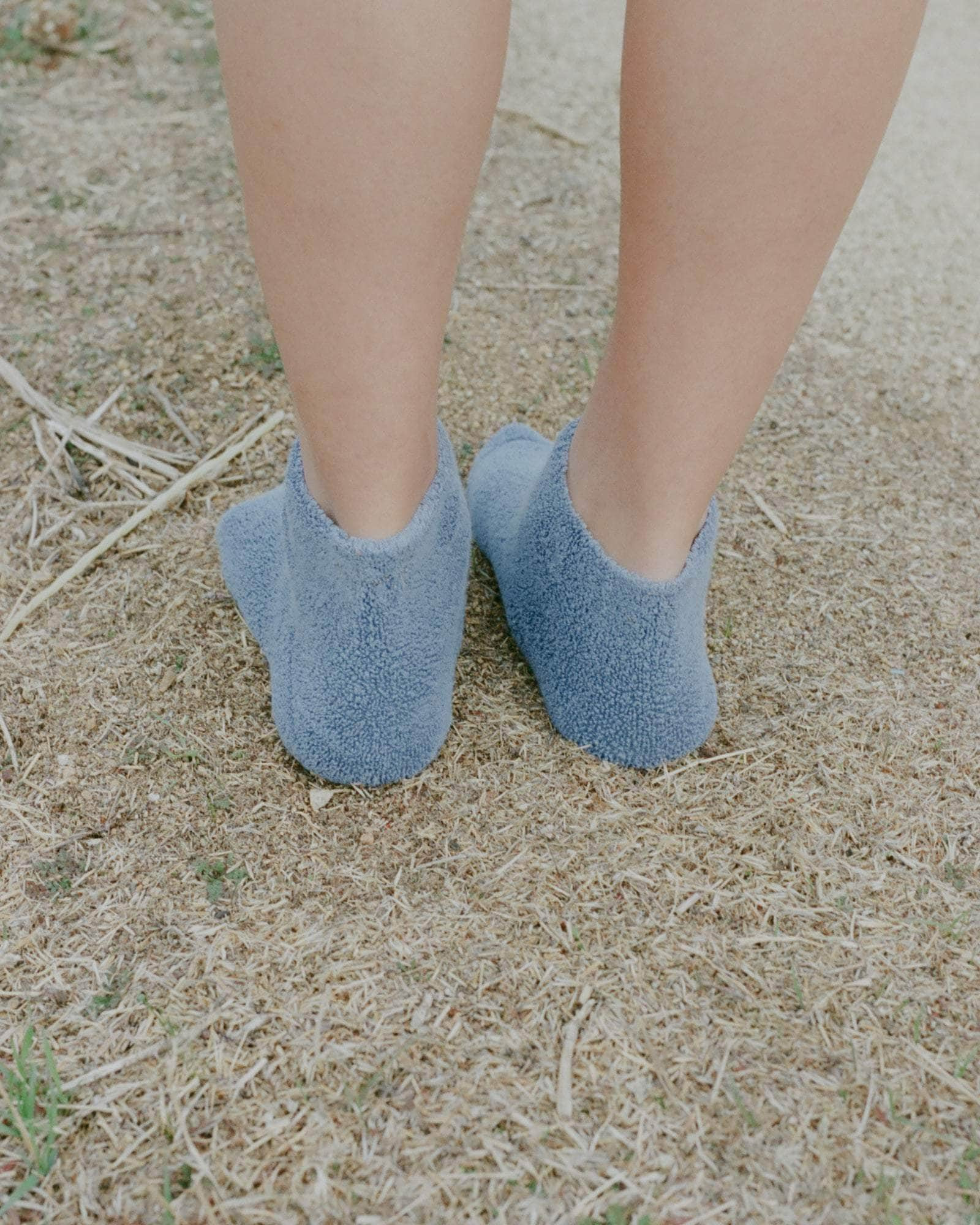 Buckle Ankle Socks - Textured Organic Cotton - 2