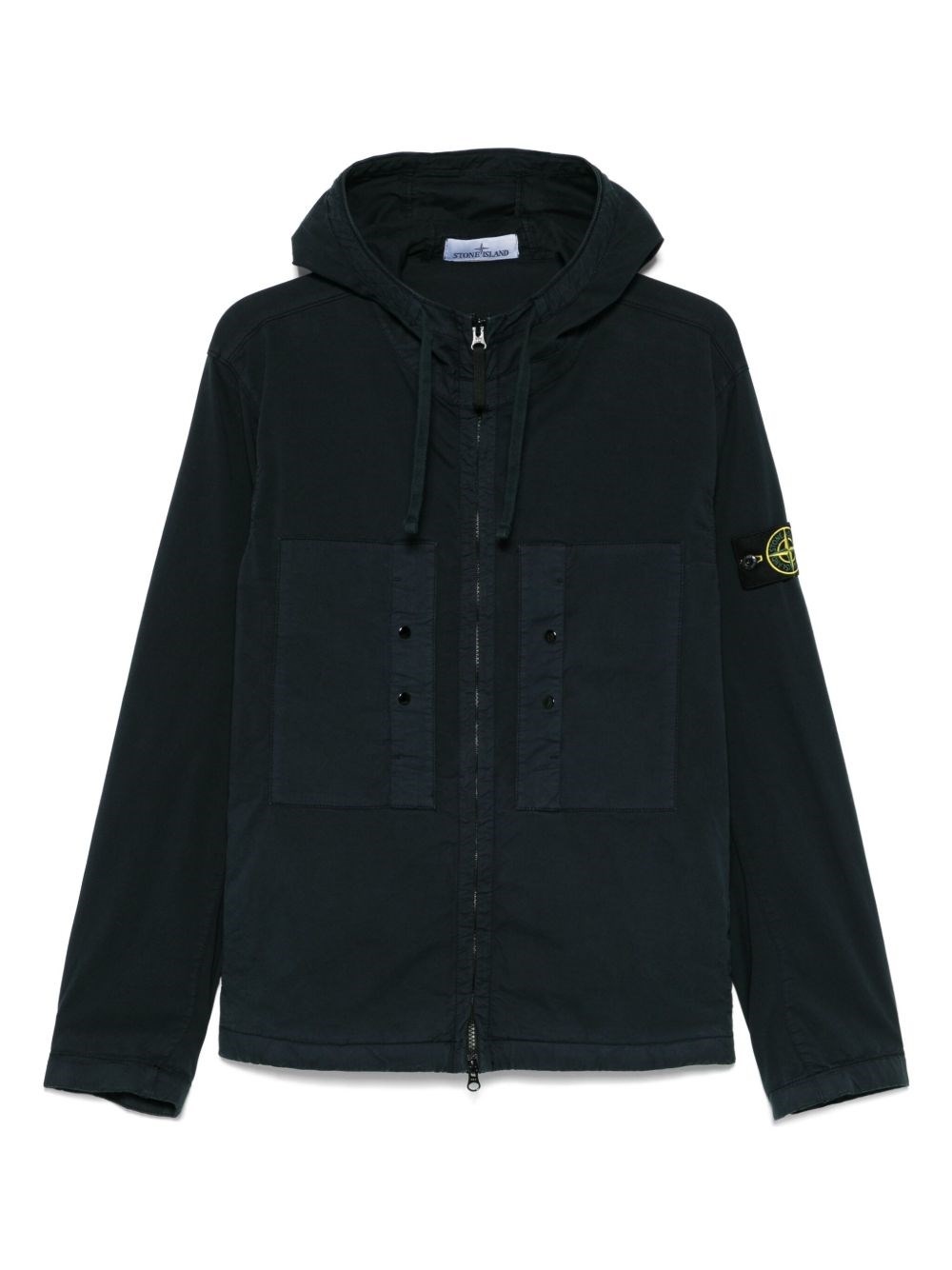 Logo cotton blouson jacket - 1