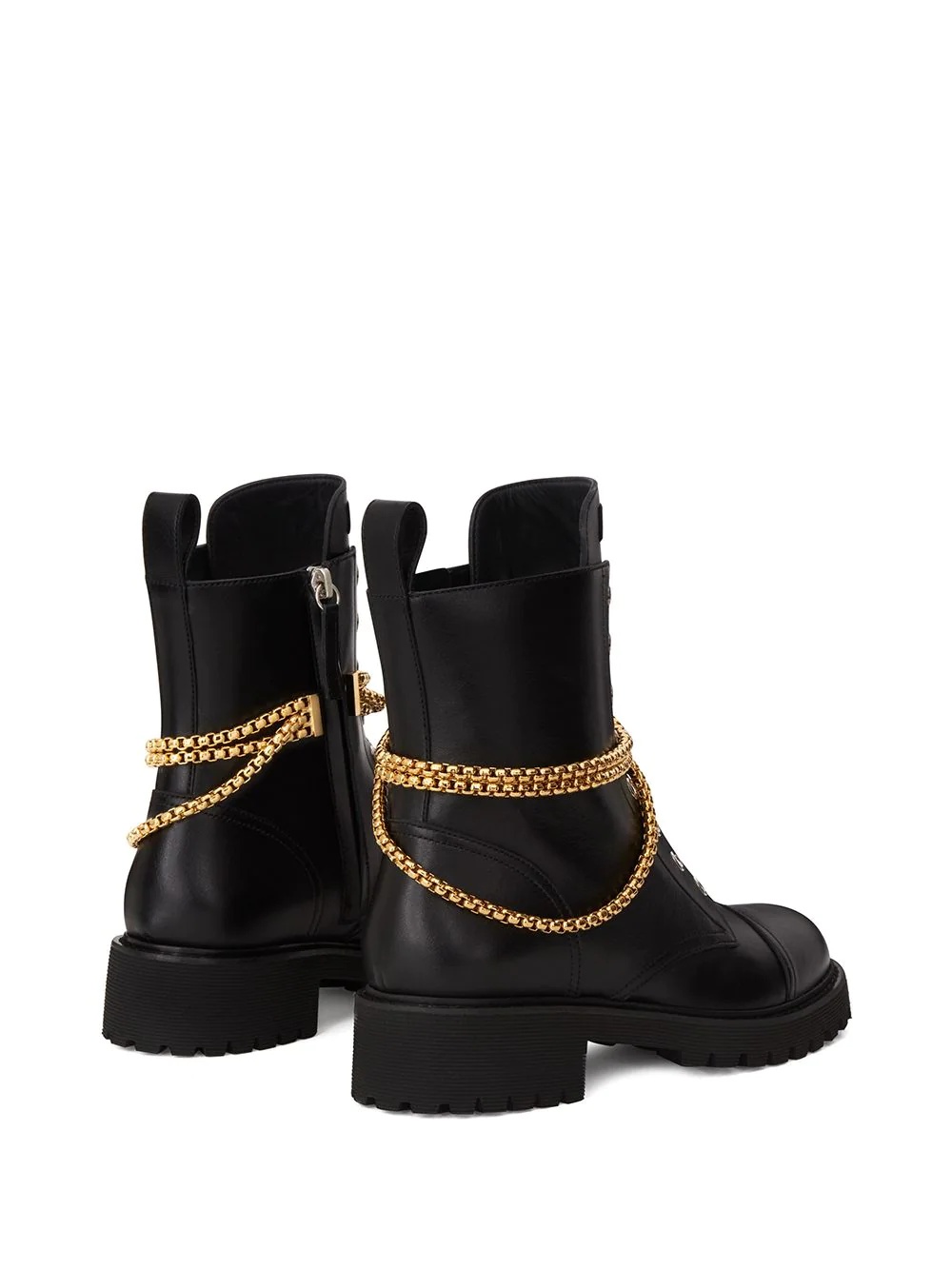 Alexa chain-detail boots - 3