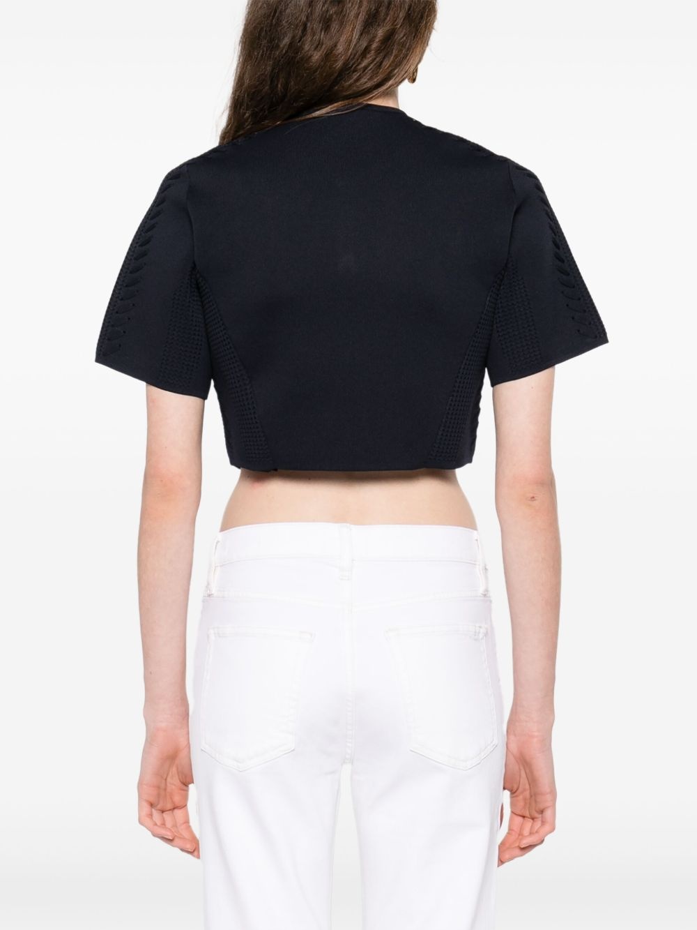 cropped cardigan - 4