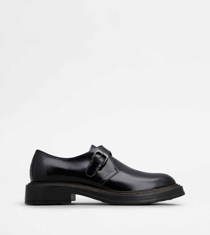 MONKSTRAPS IN LEATHER - BLACK 1