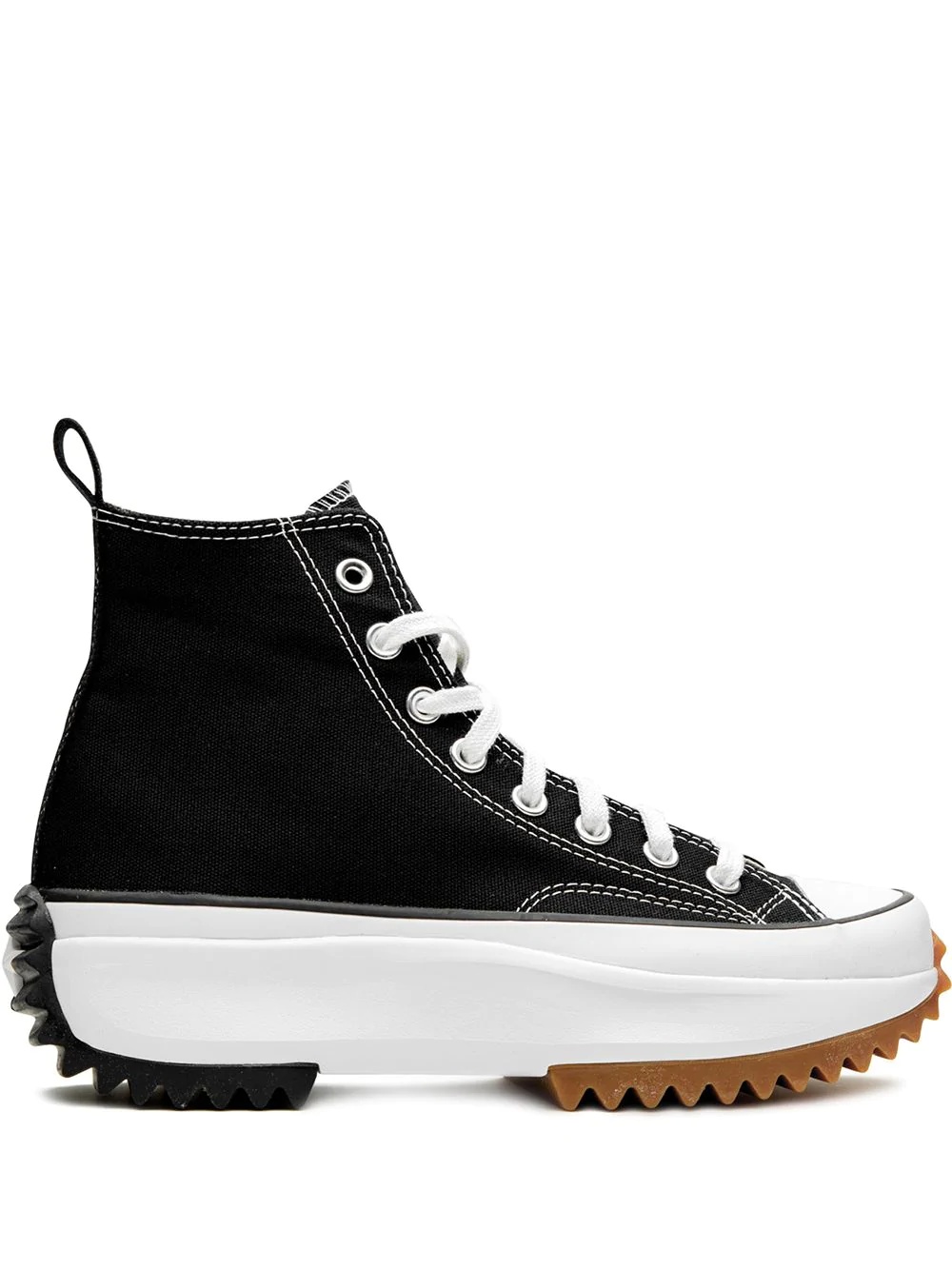 Run Star Hike Hi "Black/White" sneakers - 1