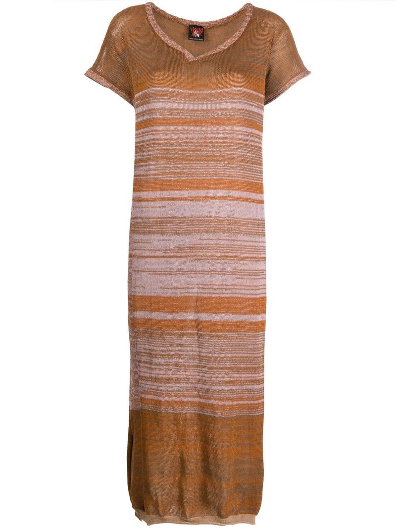 marl-knit shift dress 1