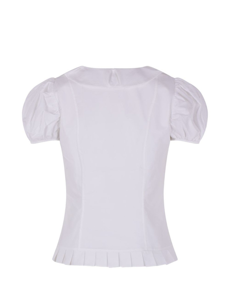 Chopova Lowena Spike pleated blouse outlook