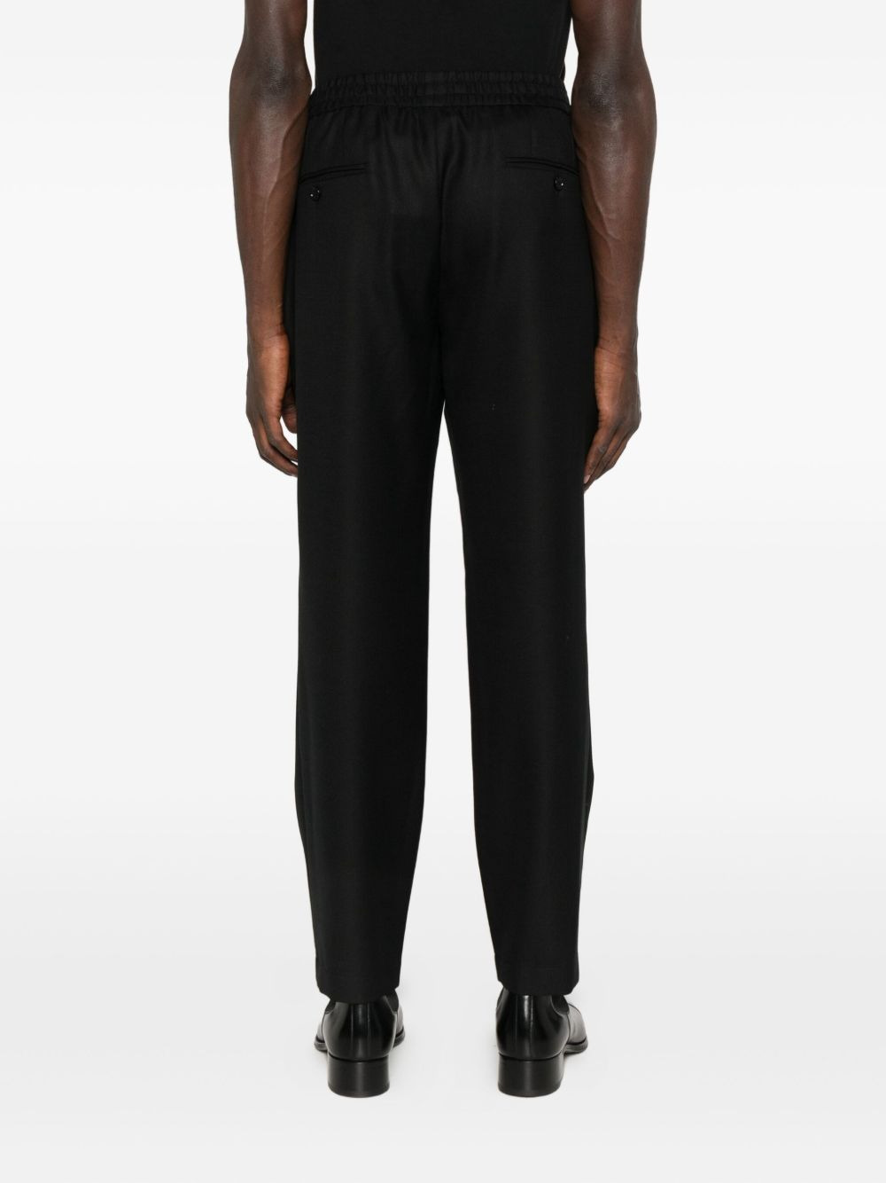 elastic-waistband trousers - 4