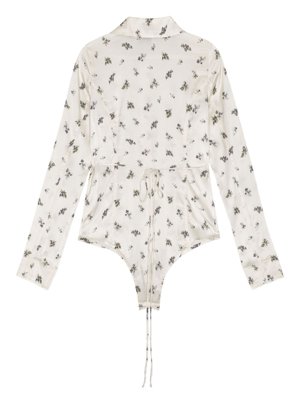 floral-print bodysuit - 6