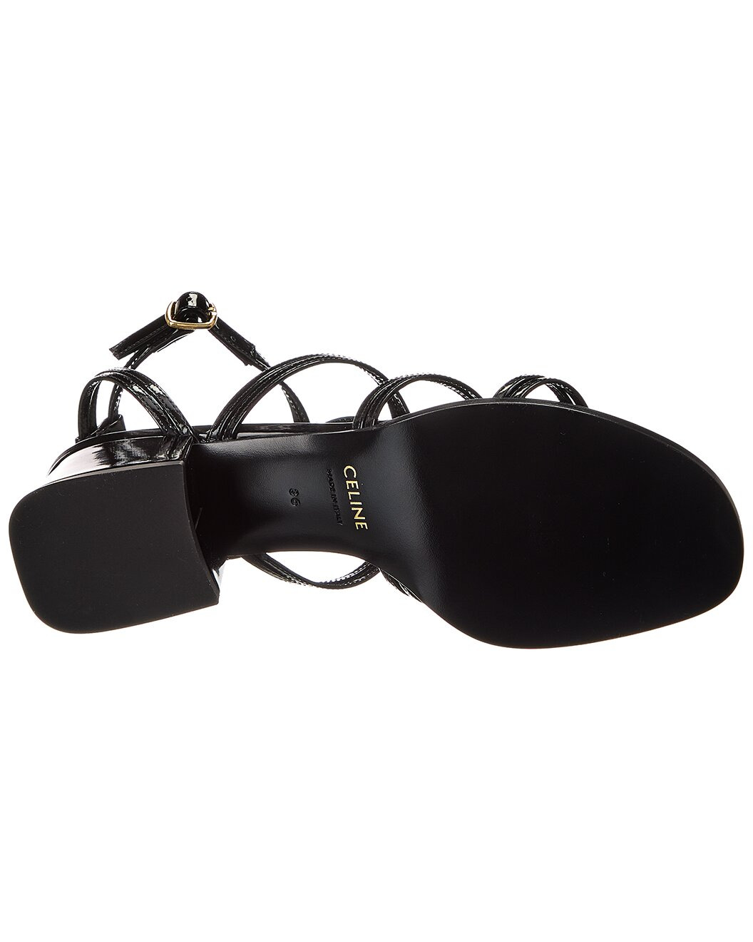 CELINE Clemence Leather Sandal - 4