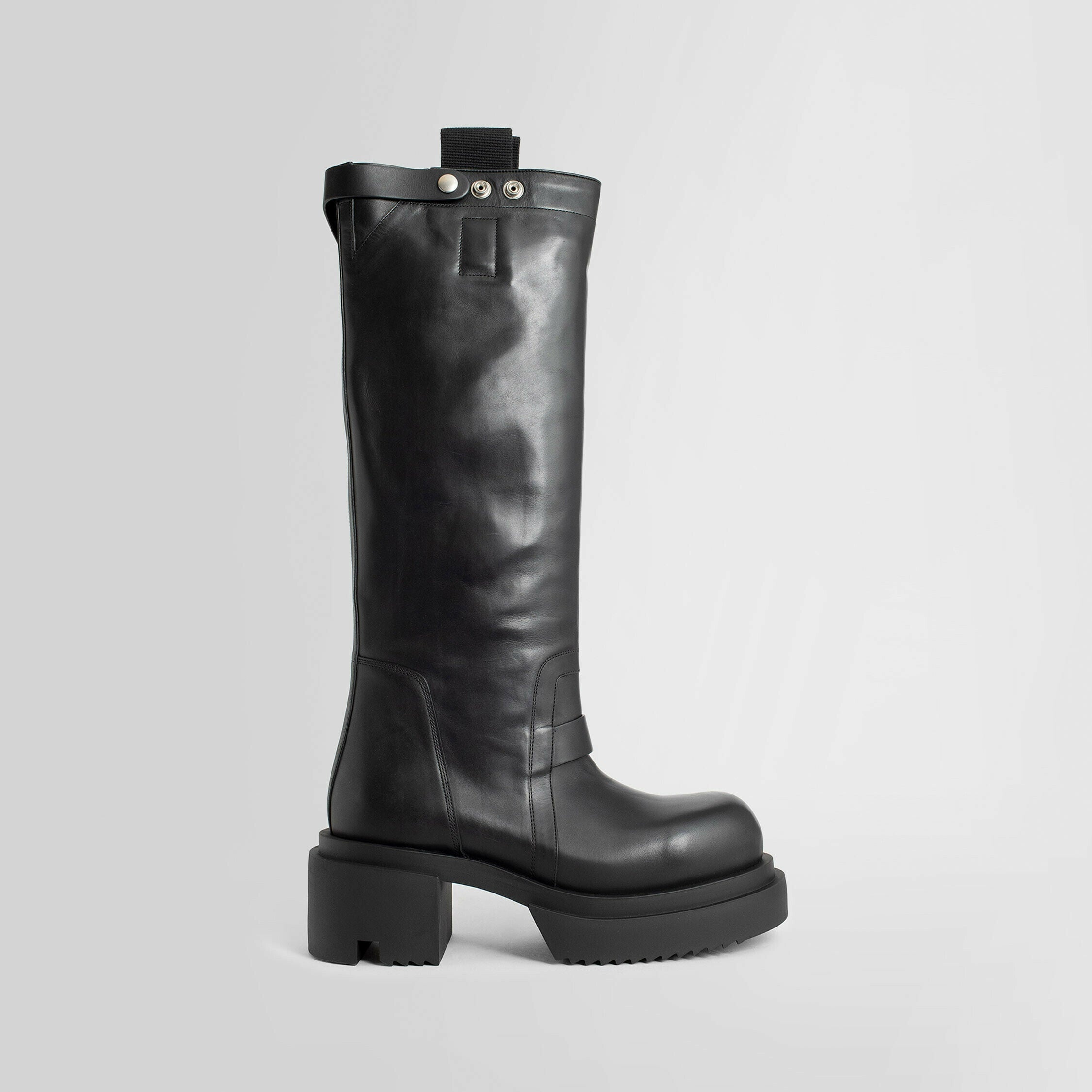 RICK OWENS WOMAN BLACK BOOTS - 8