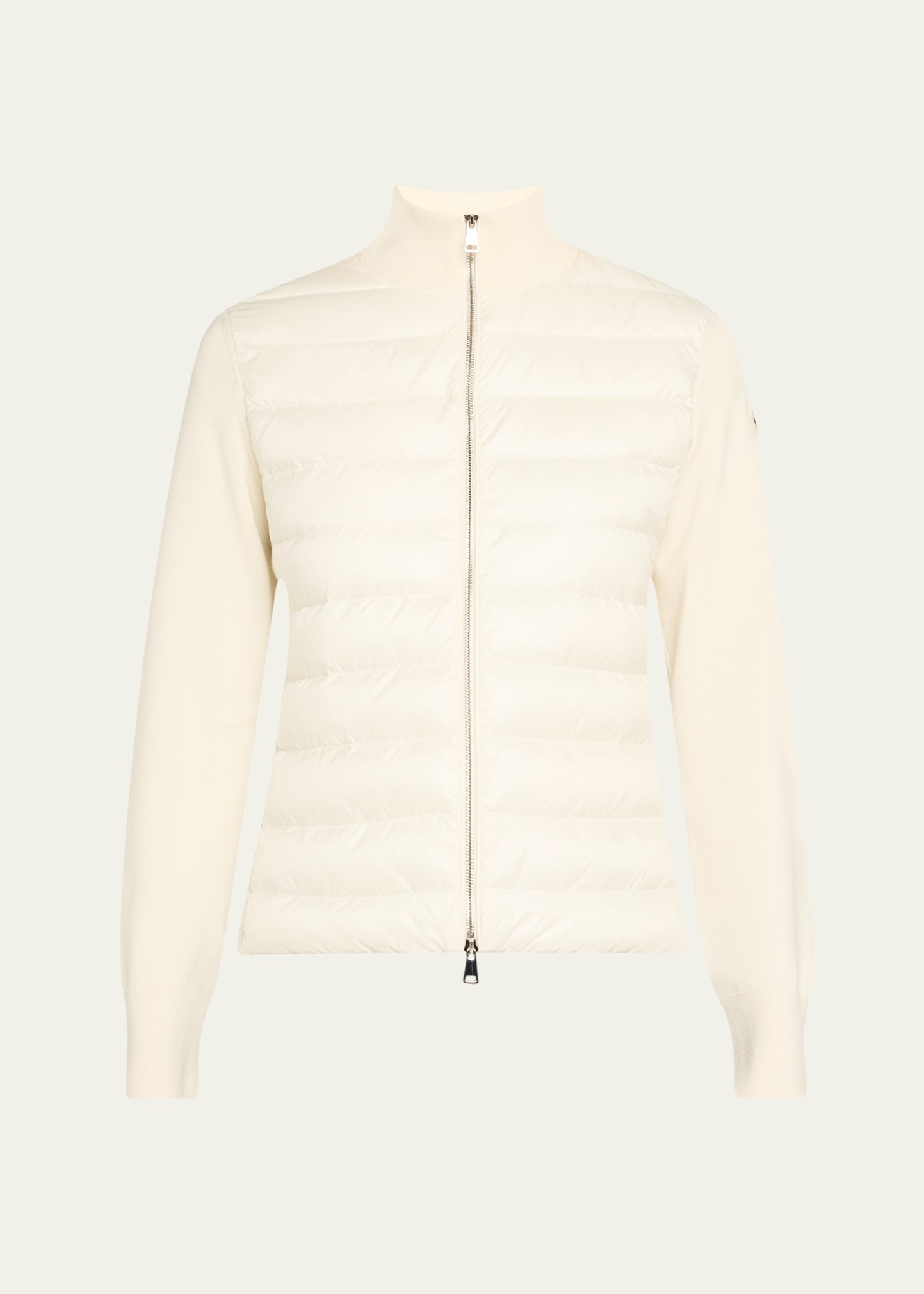 Padded Wool Cardigan - 1