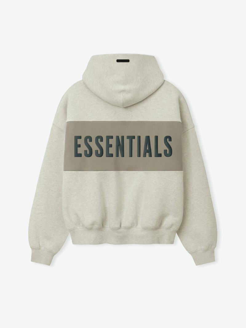 Cropped Relaxed Panelled Hoodie 2