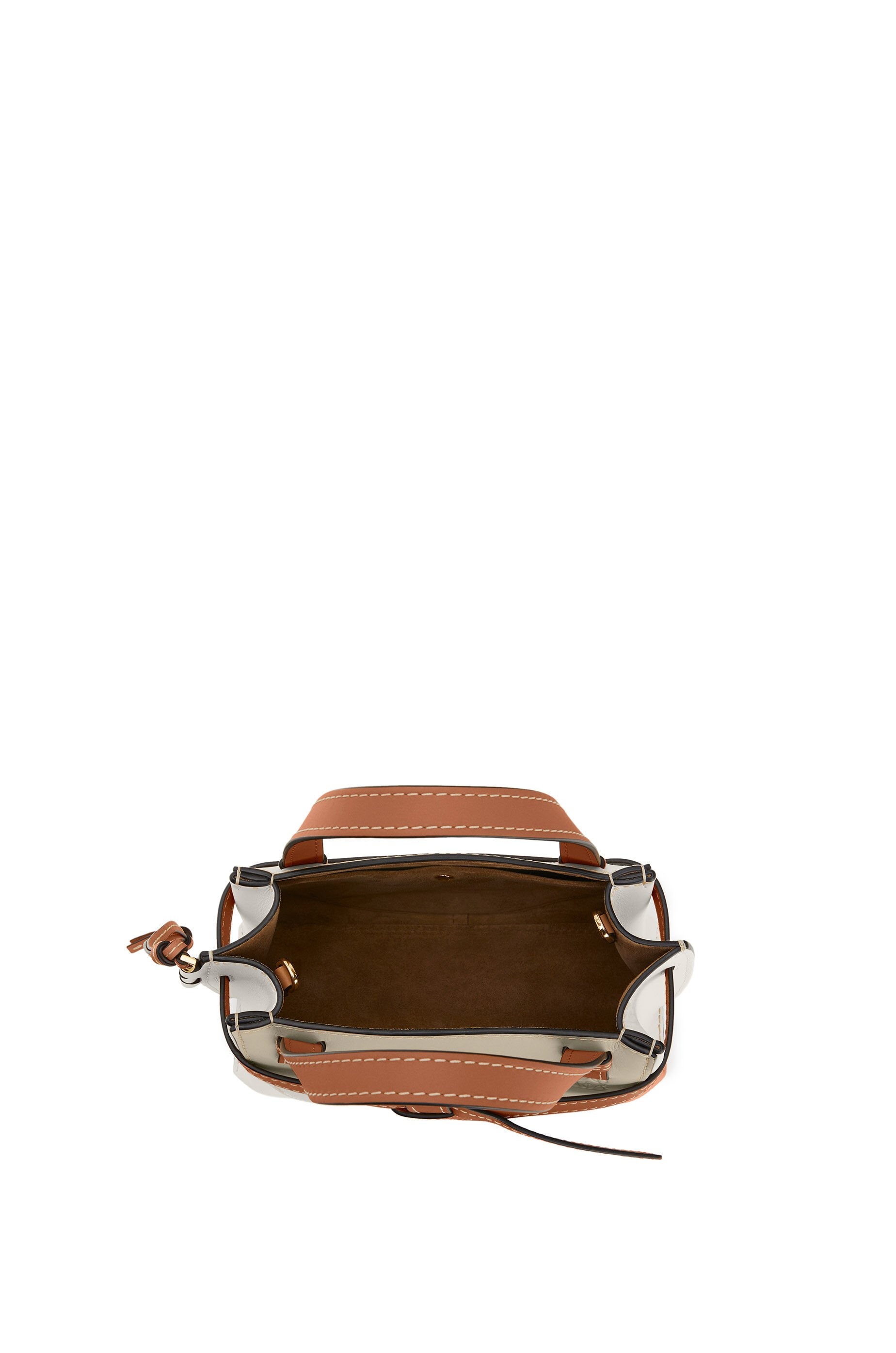 Mini Gate Top Handle bag in natural calfskin - 5