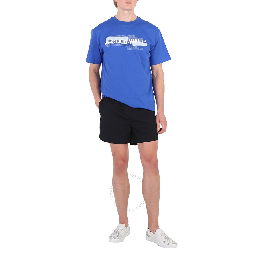 A Cold Wall Men's Black Essential Logo Patch Swim Shorts - 6