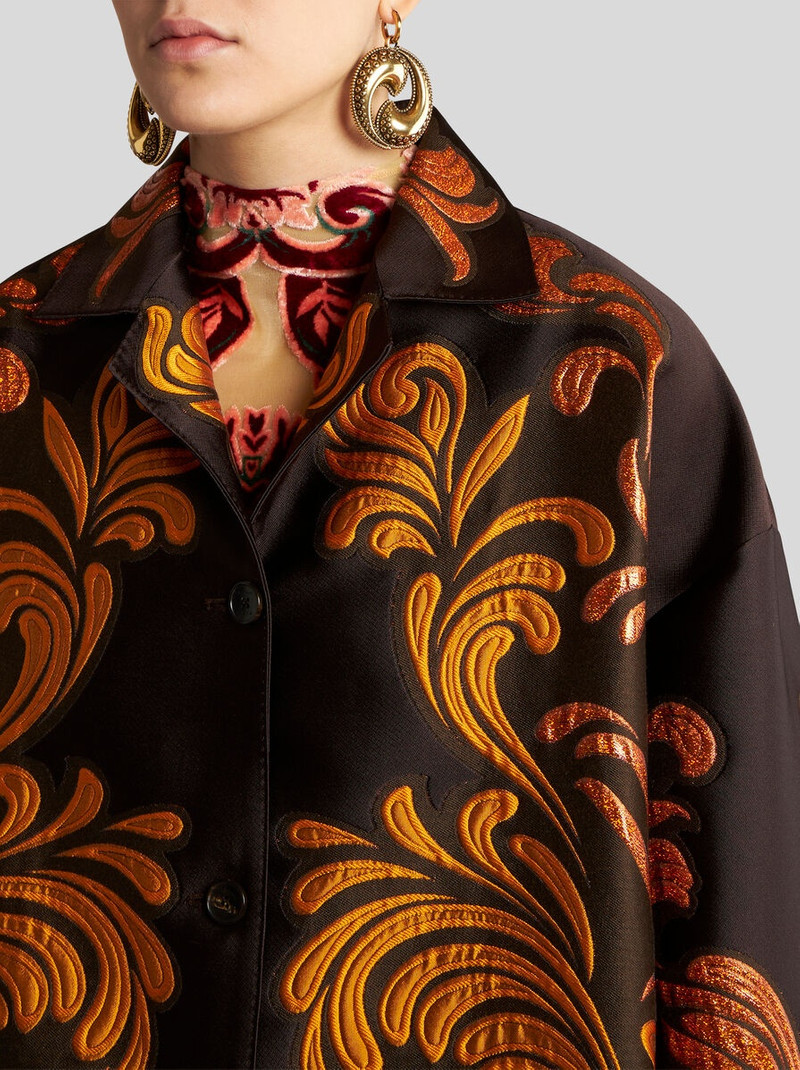 Etro JACQUARD BROCADE SHIRT JACKET outlook