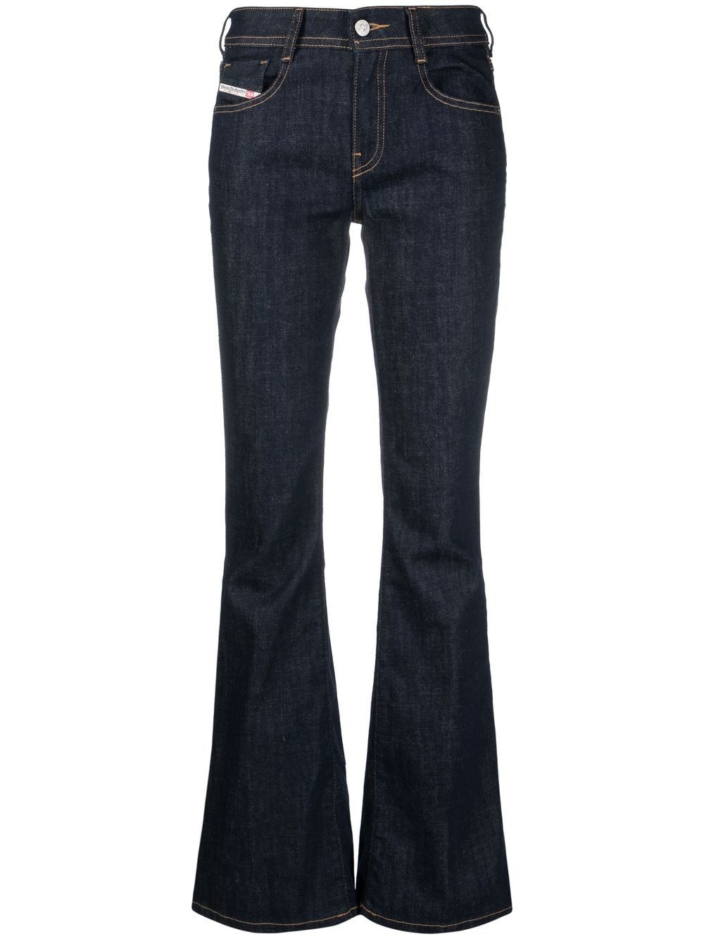 mid-rise bootcut jeans - 1