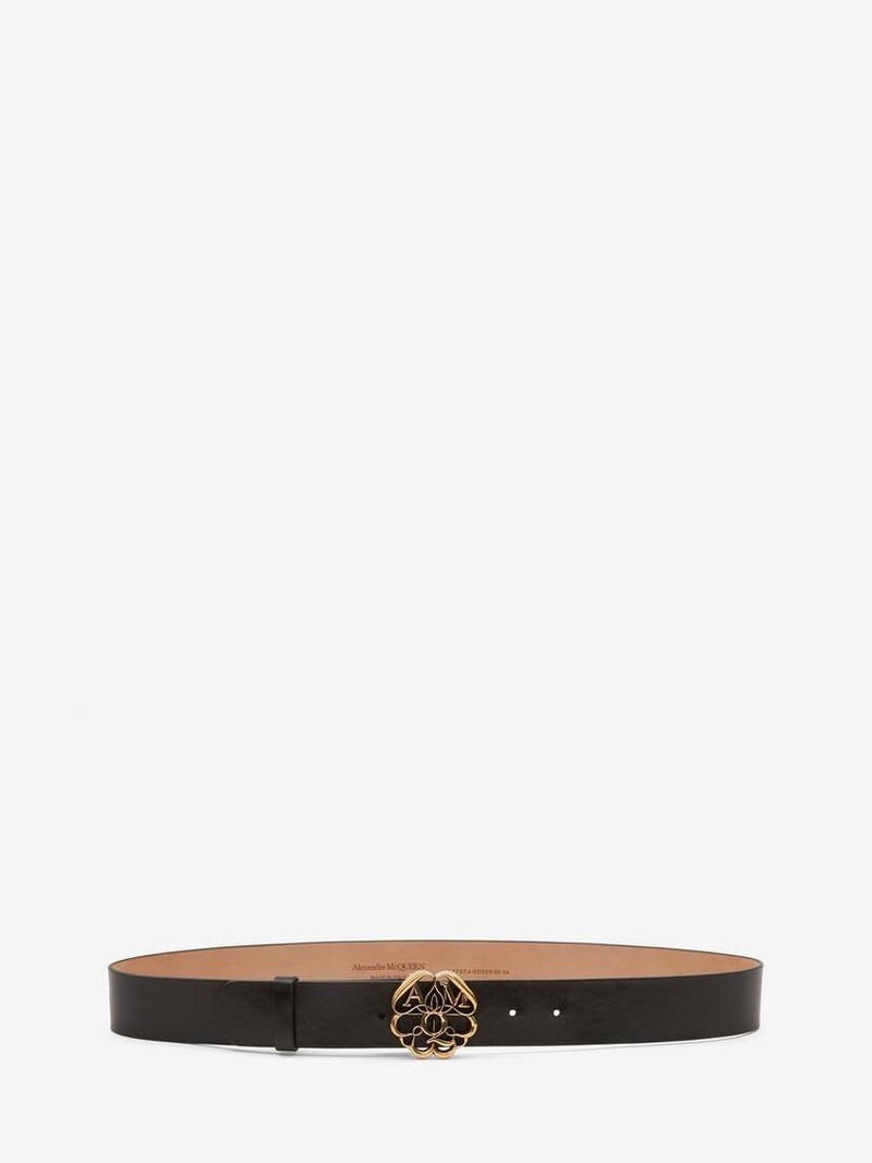 Seal Logo Belt in Black - 1