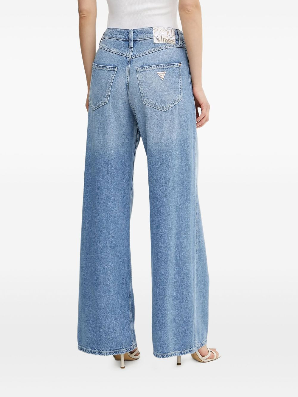 logo-patch jeans - 4
