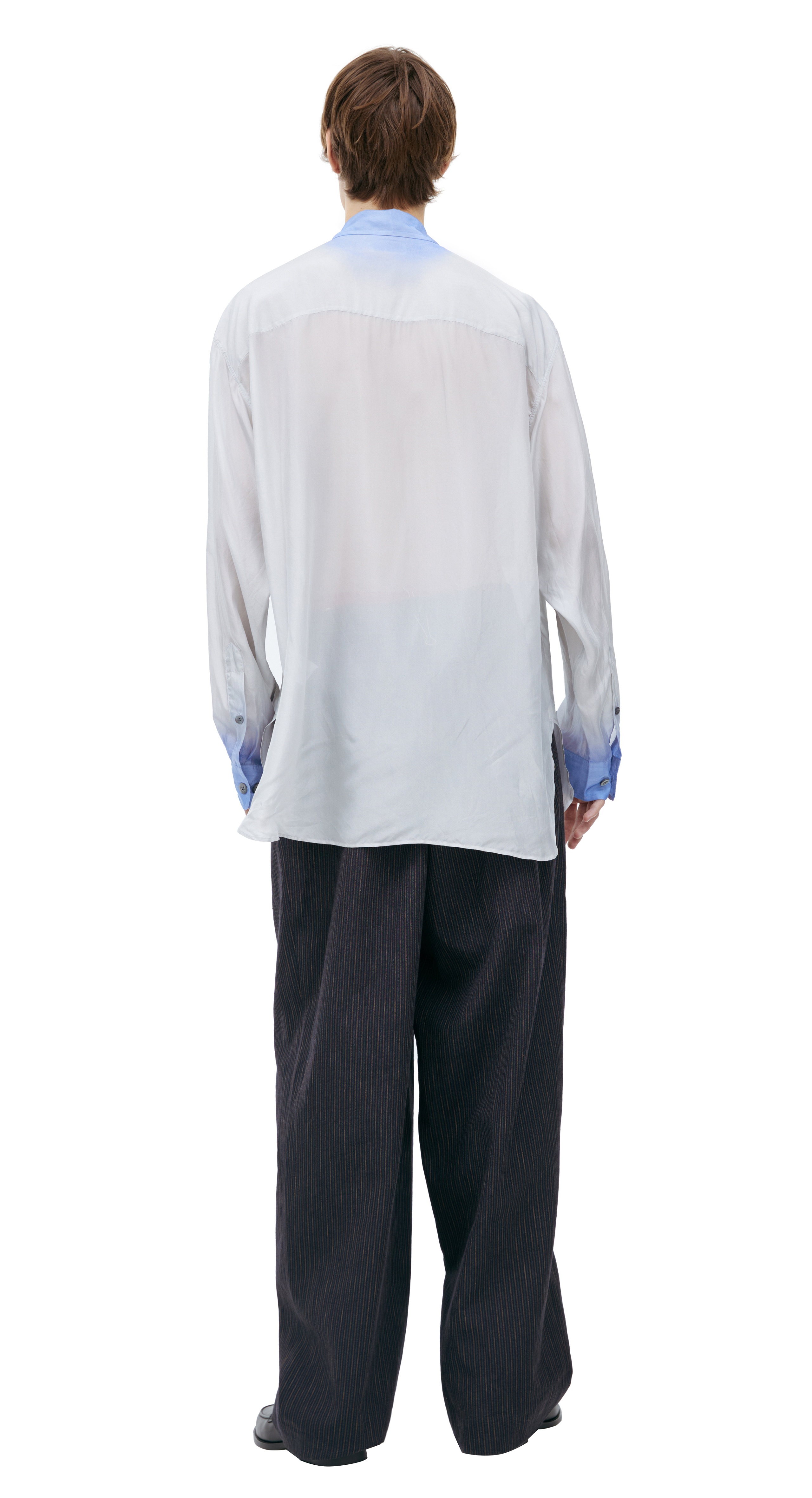 GRADIENT SILK SHIRT - 3