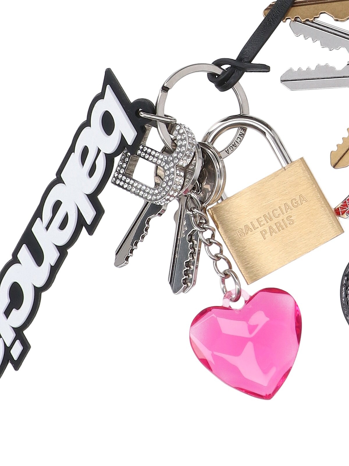 LOGO CHARM KEYRING - 2