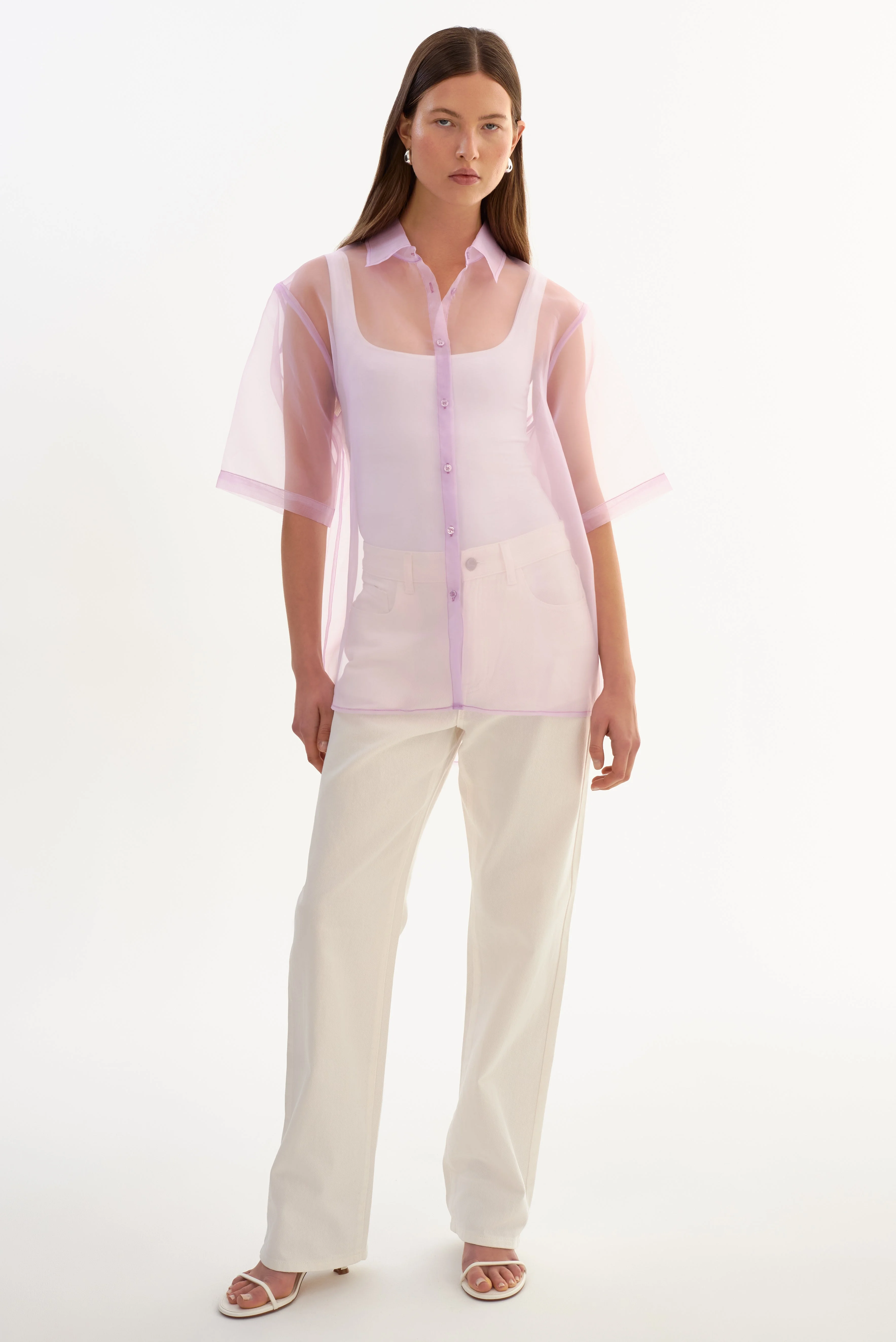 MANDA | Sheer Organza Shirt - 1