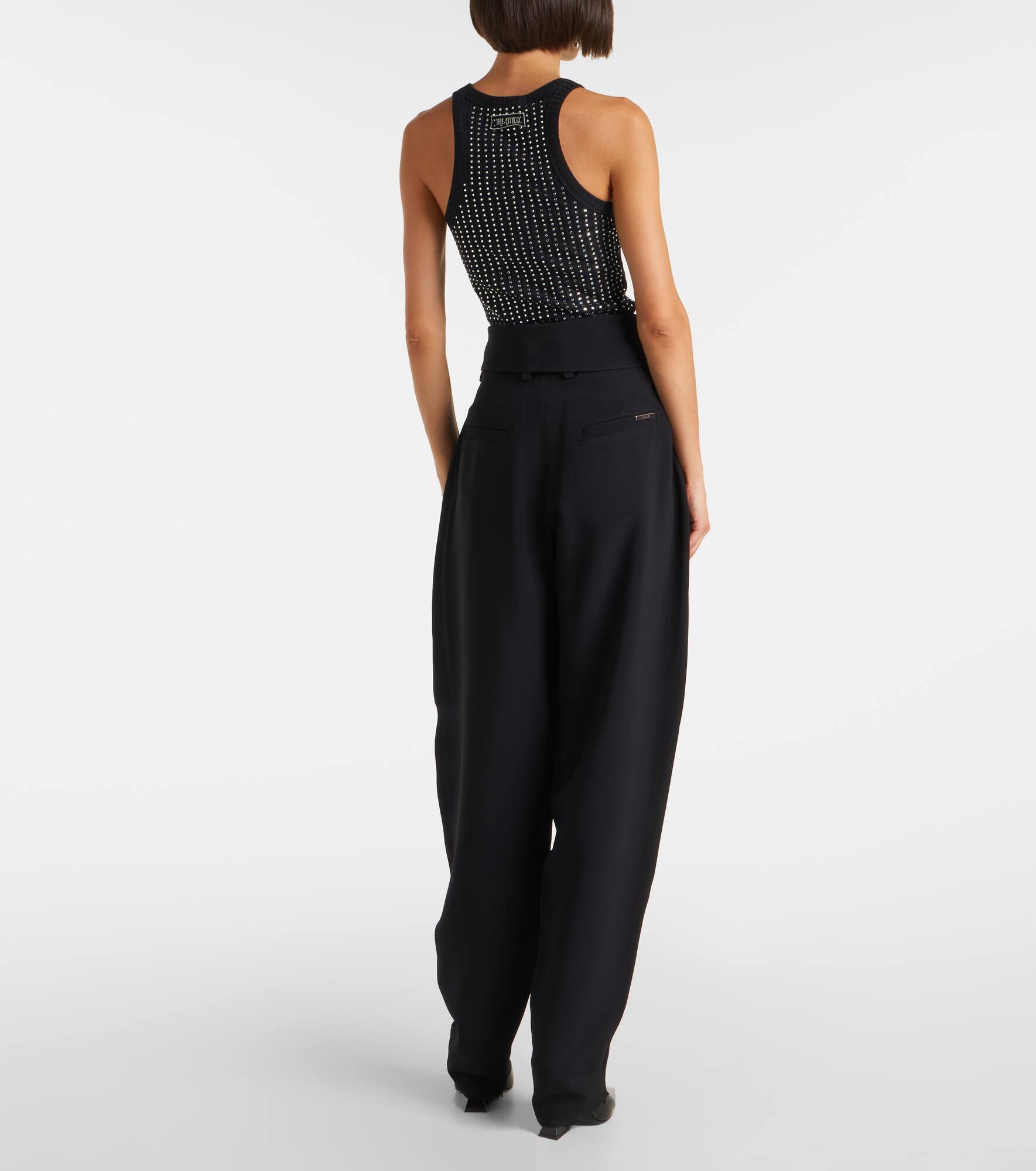High-rise tapered pants - 3