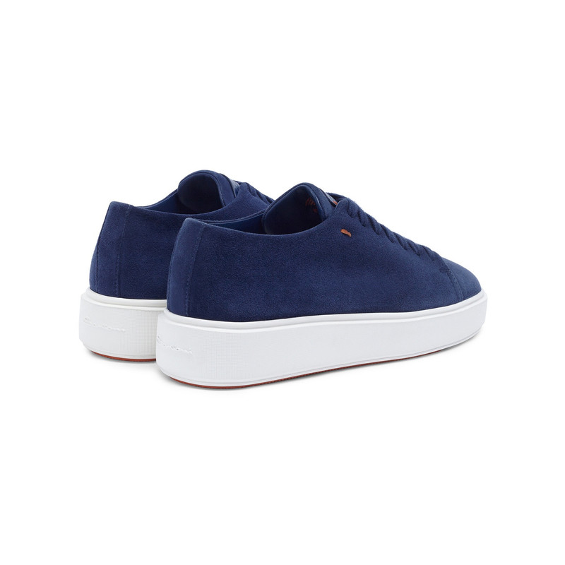 Women’s blue suede sneaker 4