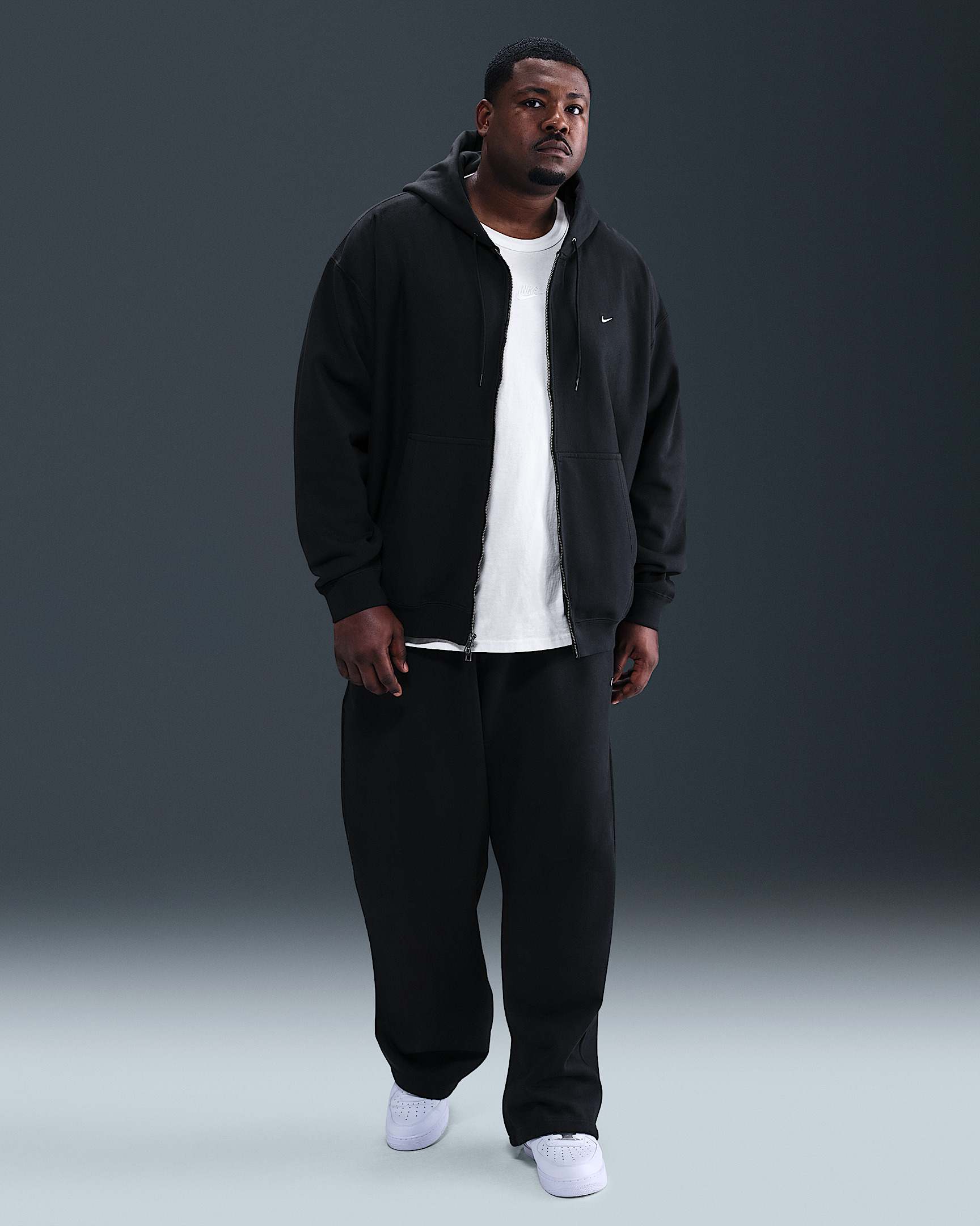 Nike Solo Swoosh Men's Full-Zip Fleece Hoodie - 9