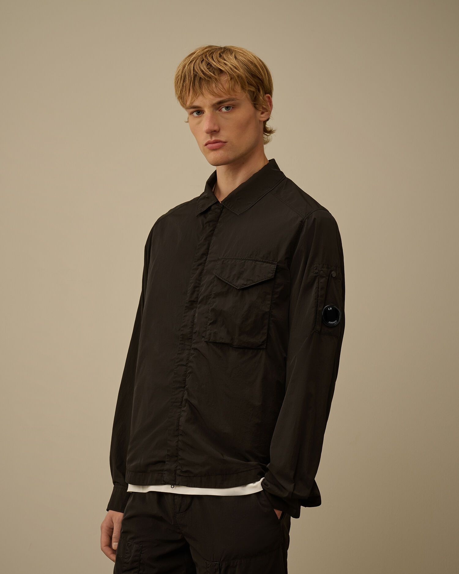 Chrome-R Lens Zipped Overshirt - 3