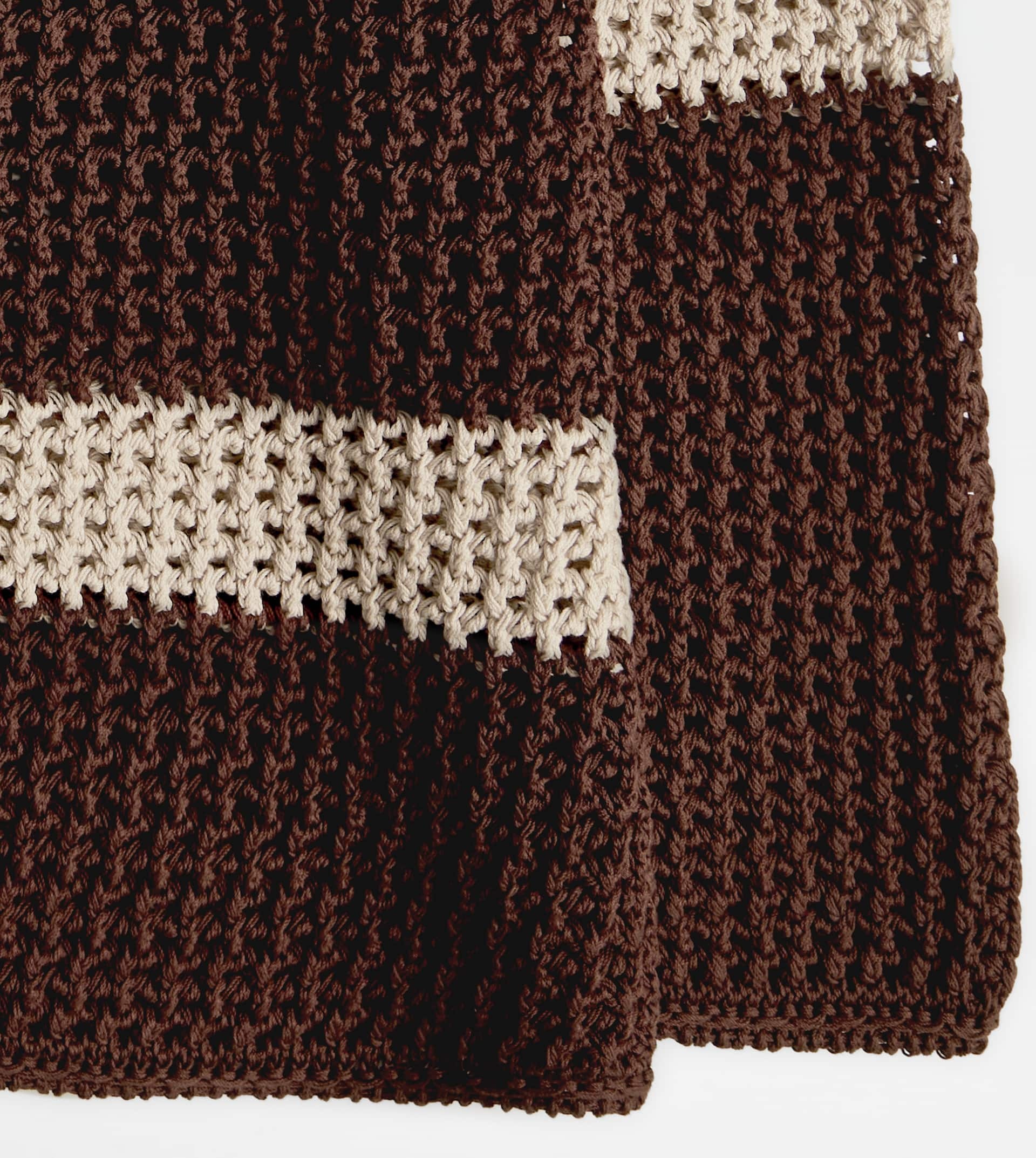 PULLOVER IN COTTON - BEIGE, BROWN - 10