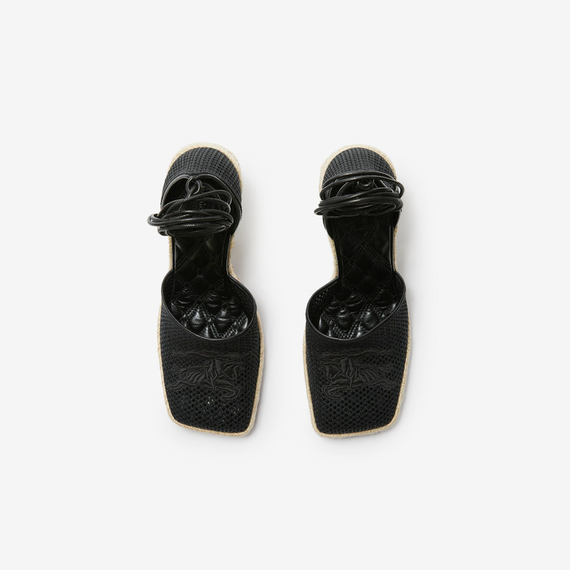 메시 플런저 Espadrilles 5