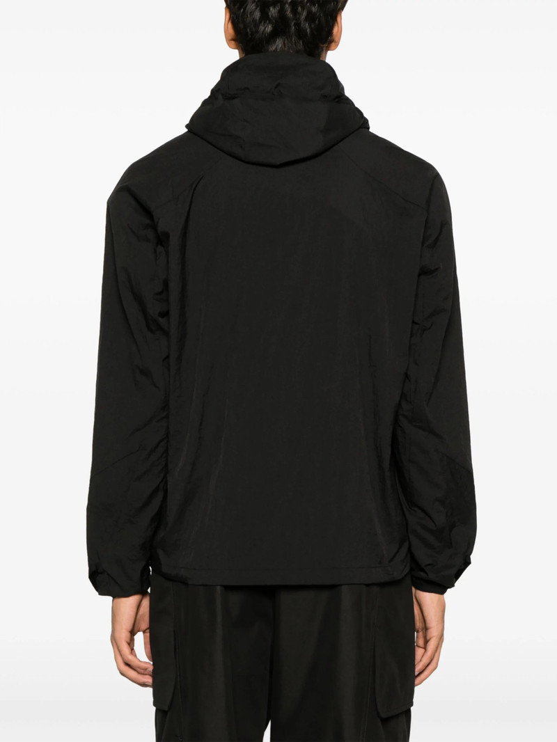 RIPSTOP TEXTURE HOODED ZIP-UP JACKET 4