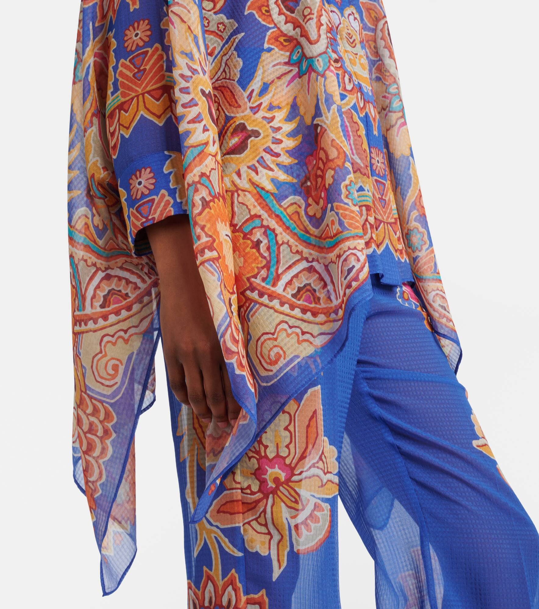 Printed poncho - 5