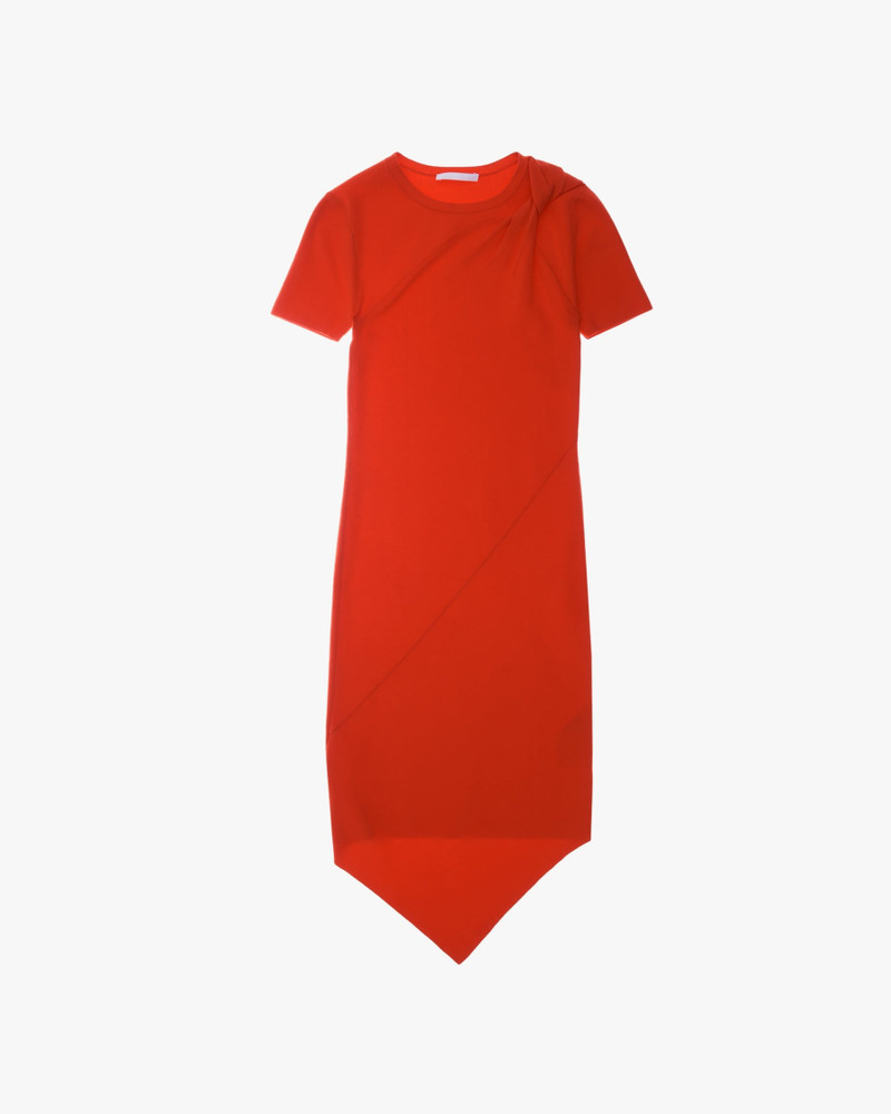 TWISTED ASYMMETRIC JERSEY DRESS 1