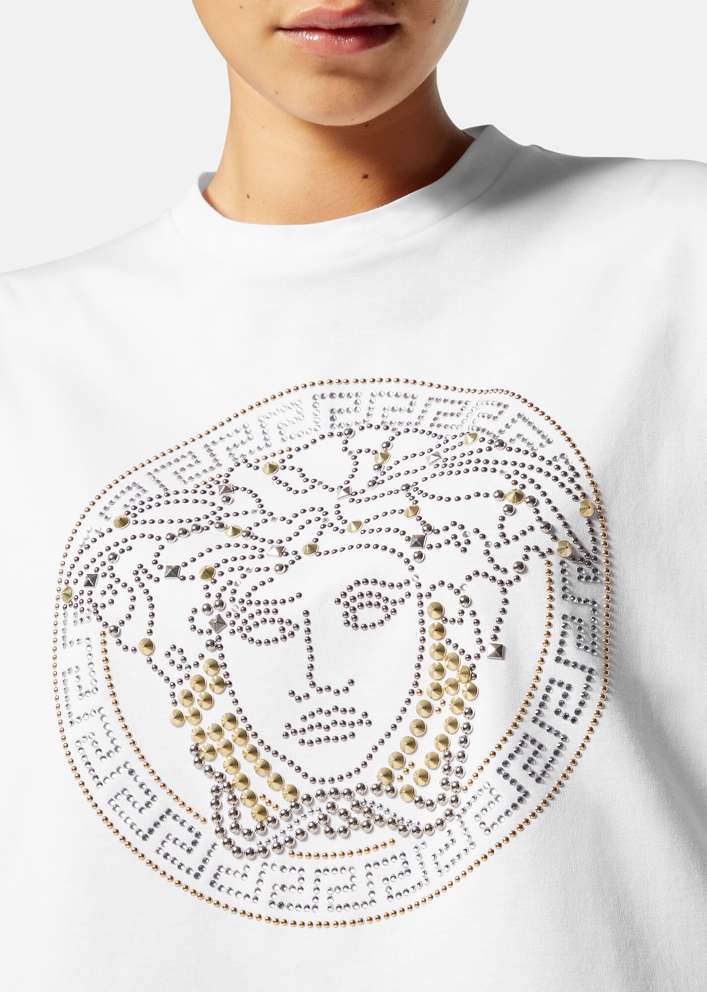Studded Medusa Crop Top - 5