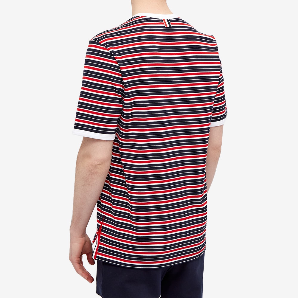 Thom Browne Striped Ringer Tee - 5