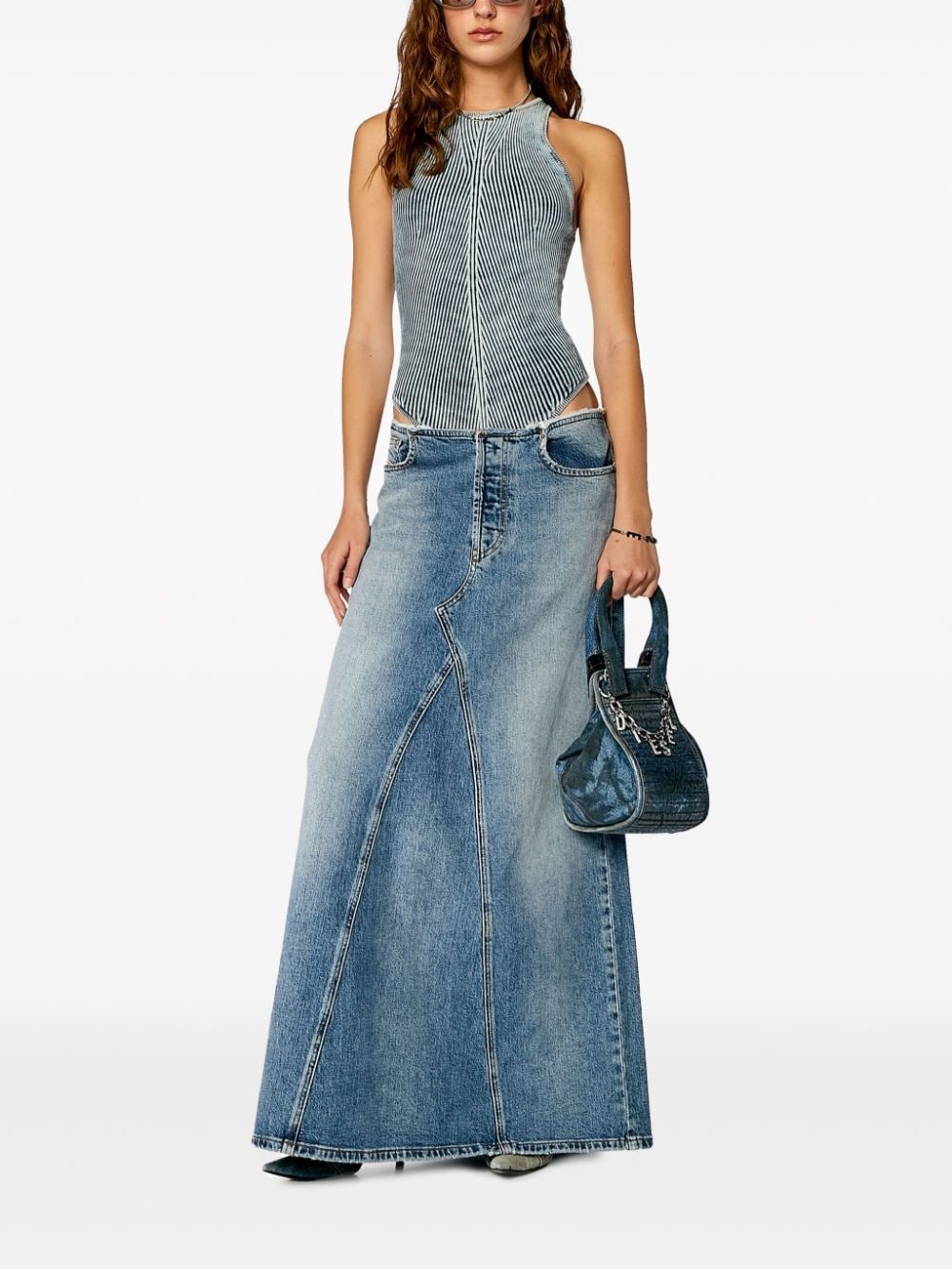 M-Tansy sleeveless denim bodysuit - 2