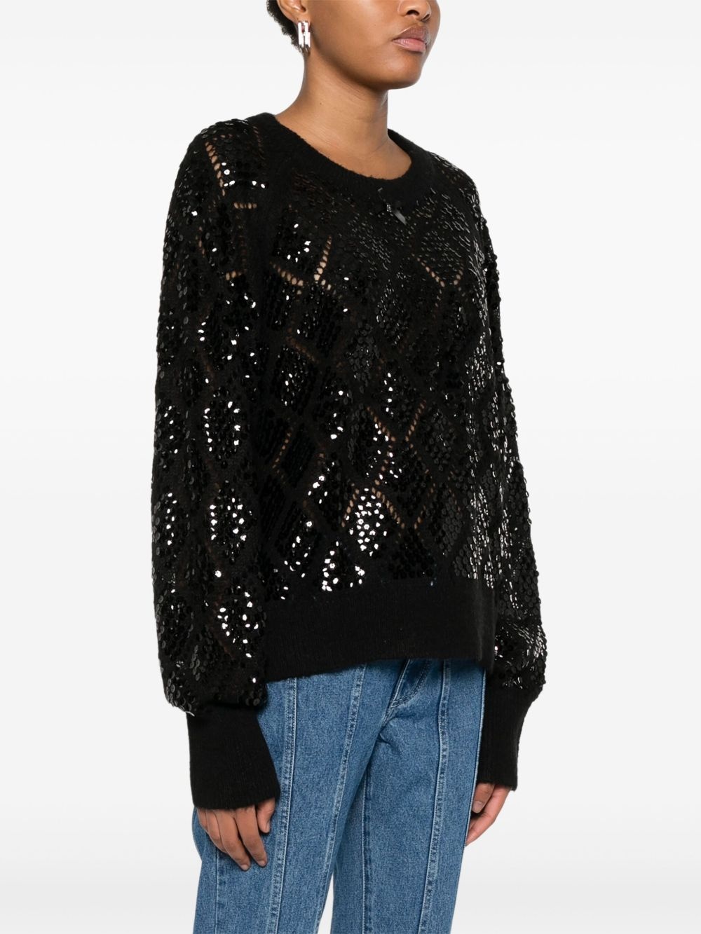 sequined sweater - 3