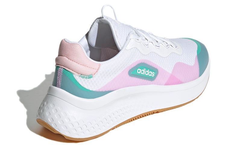 (WMNS) adidas Primrose Sleek 'White Pink Mist' FZ1937 - 4