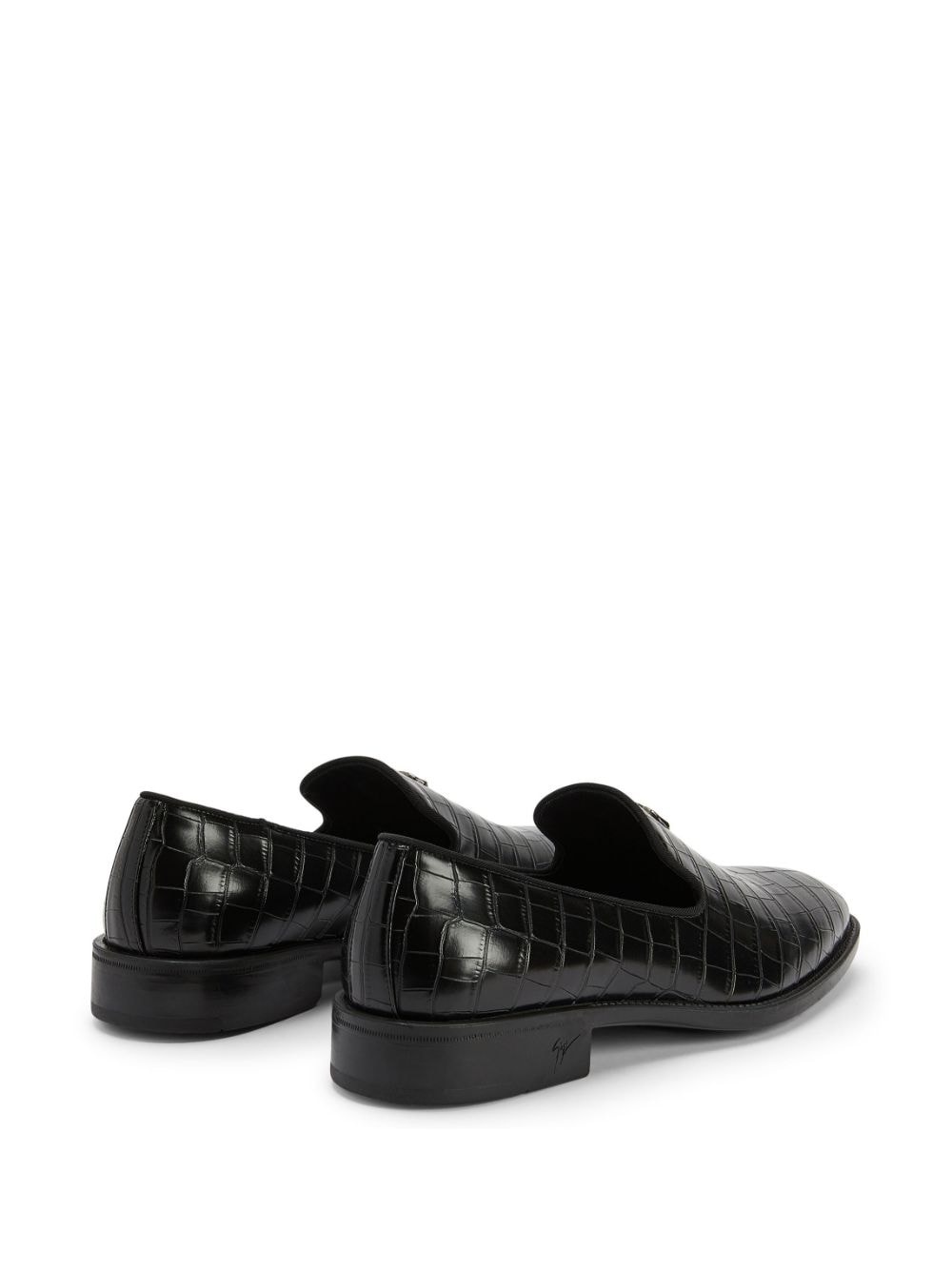 Imrham crocodile-embossed effect loafers - 3