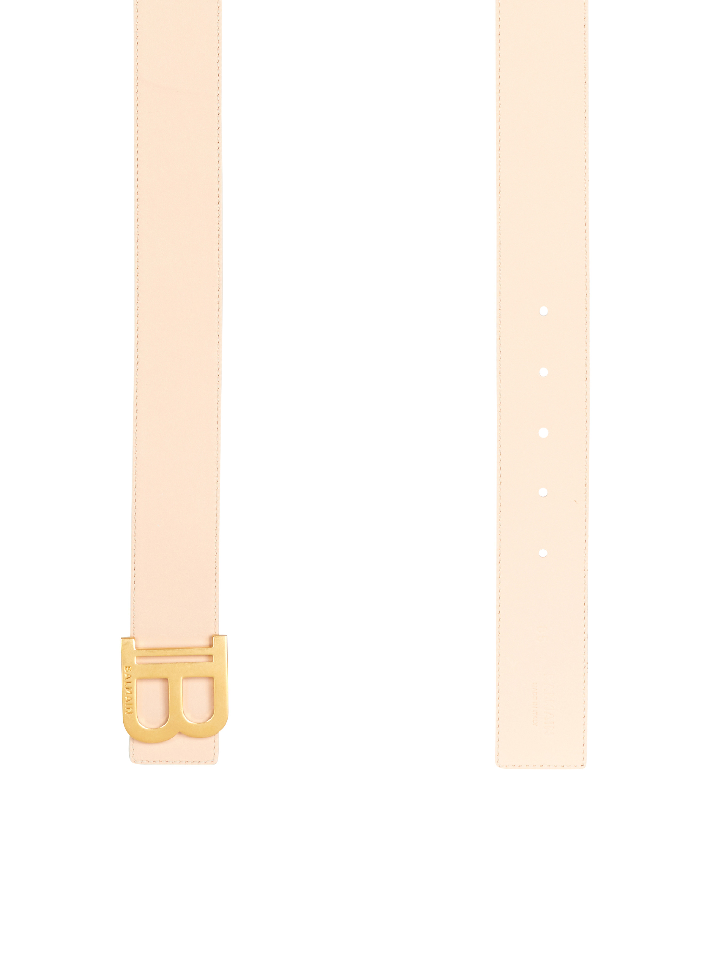 Reversible leather B-Belt - 2