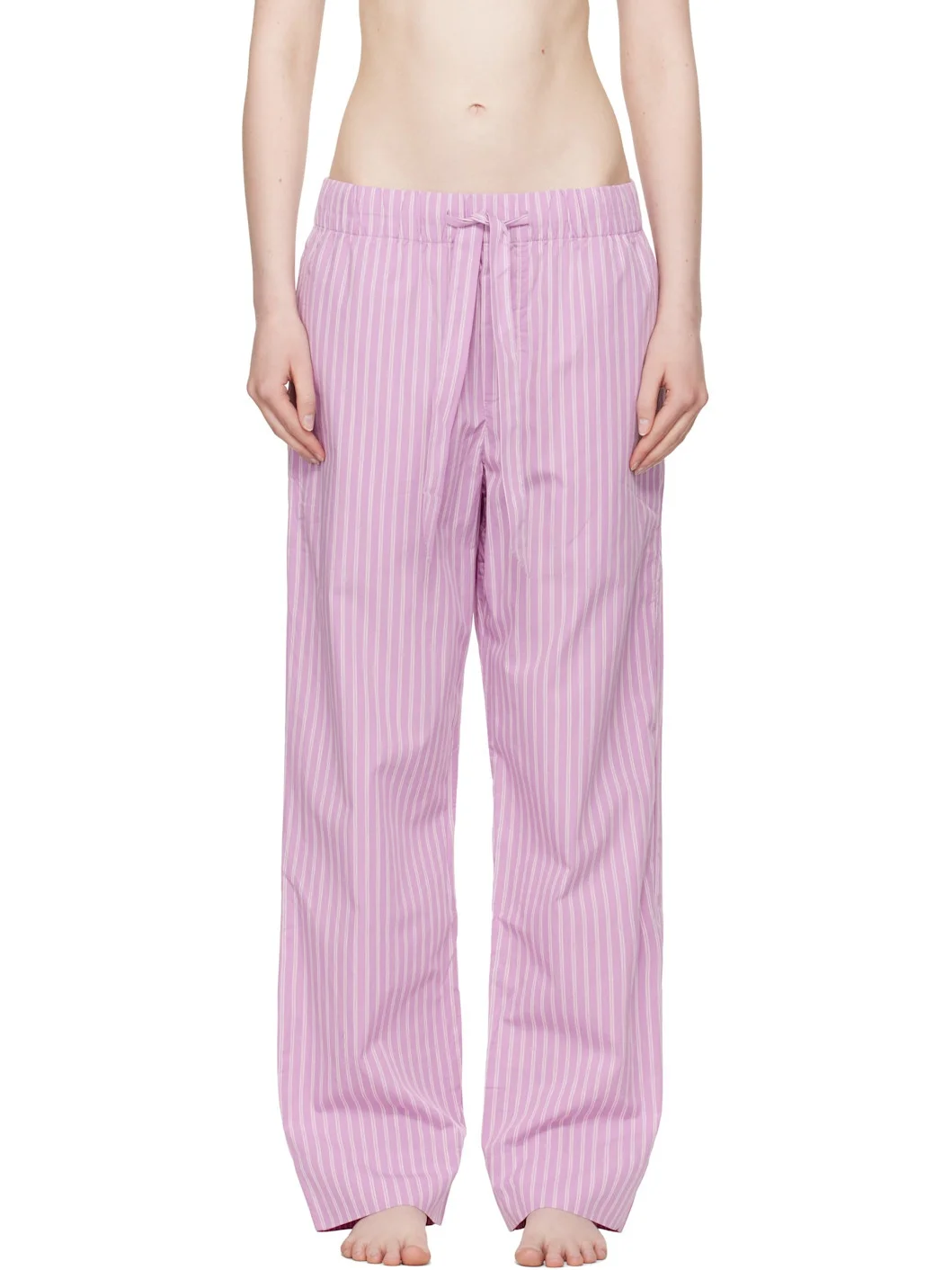 Pink Poplin Pyjama Pants - 1