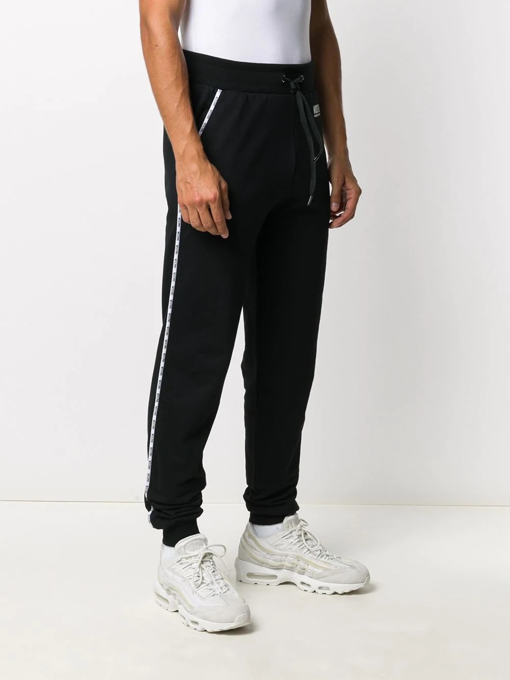 logo patch track pants - 3