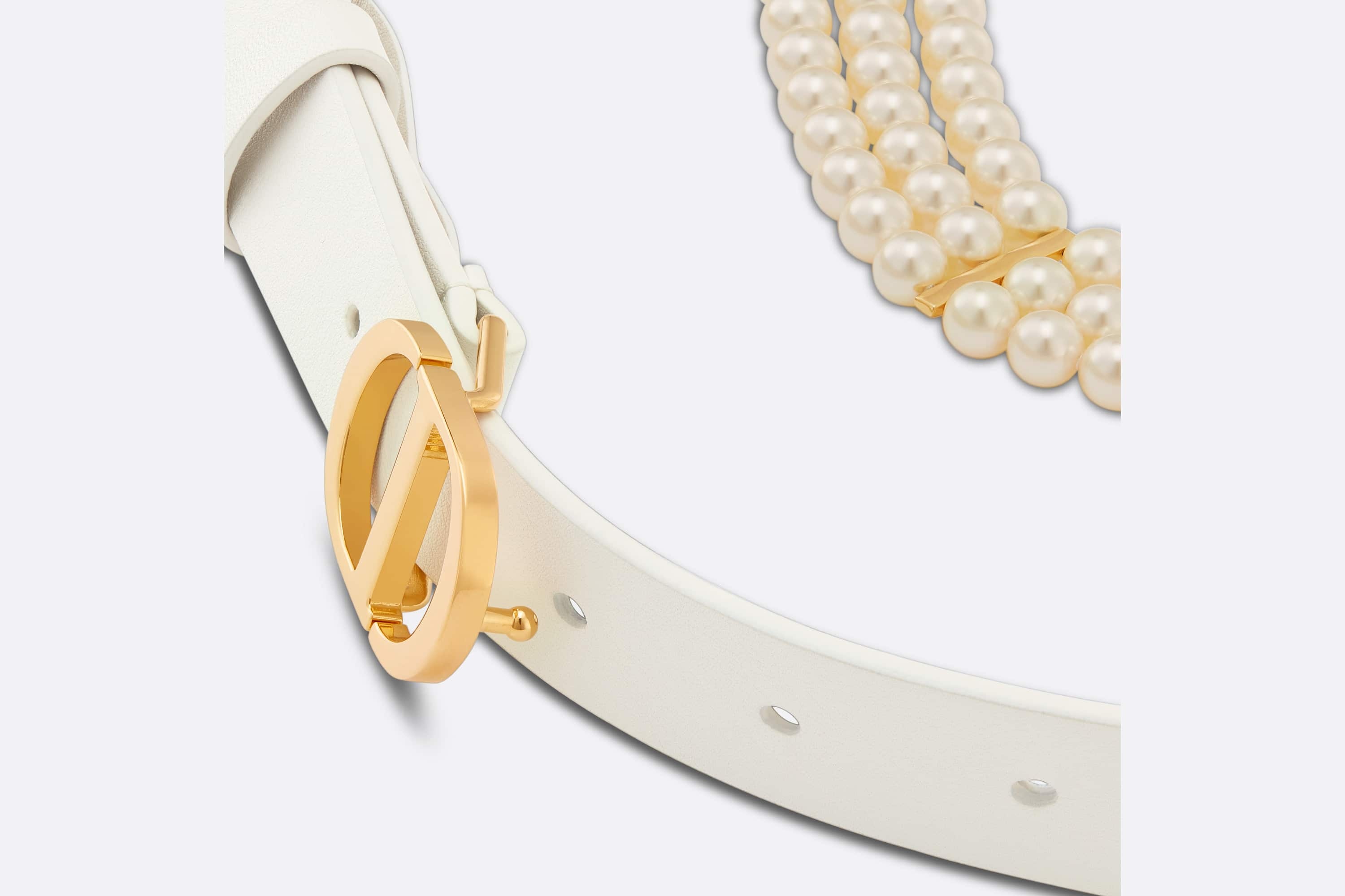 Dior Caro Pearls Belt - 4