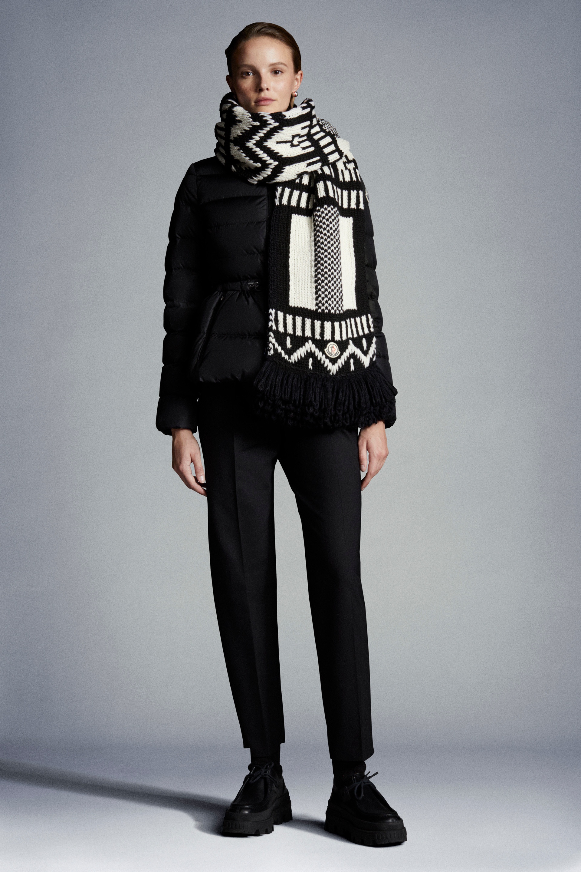 Wool Jacquard Scarf - 2