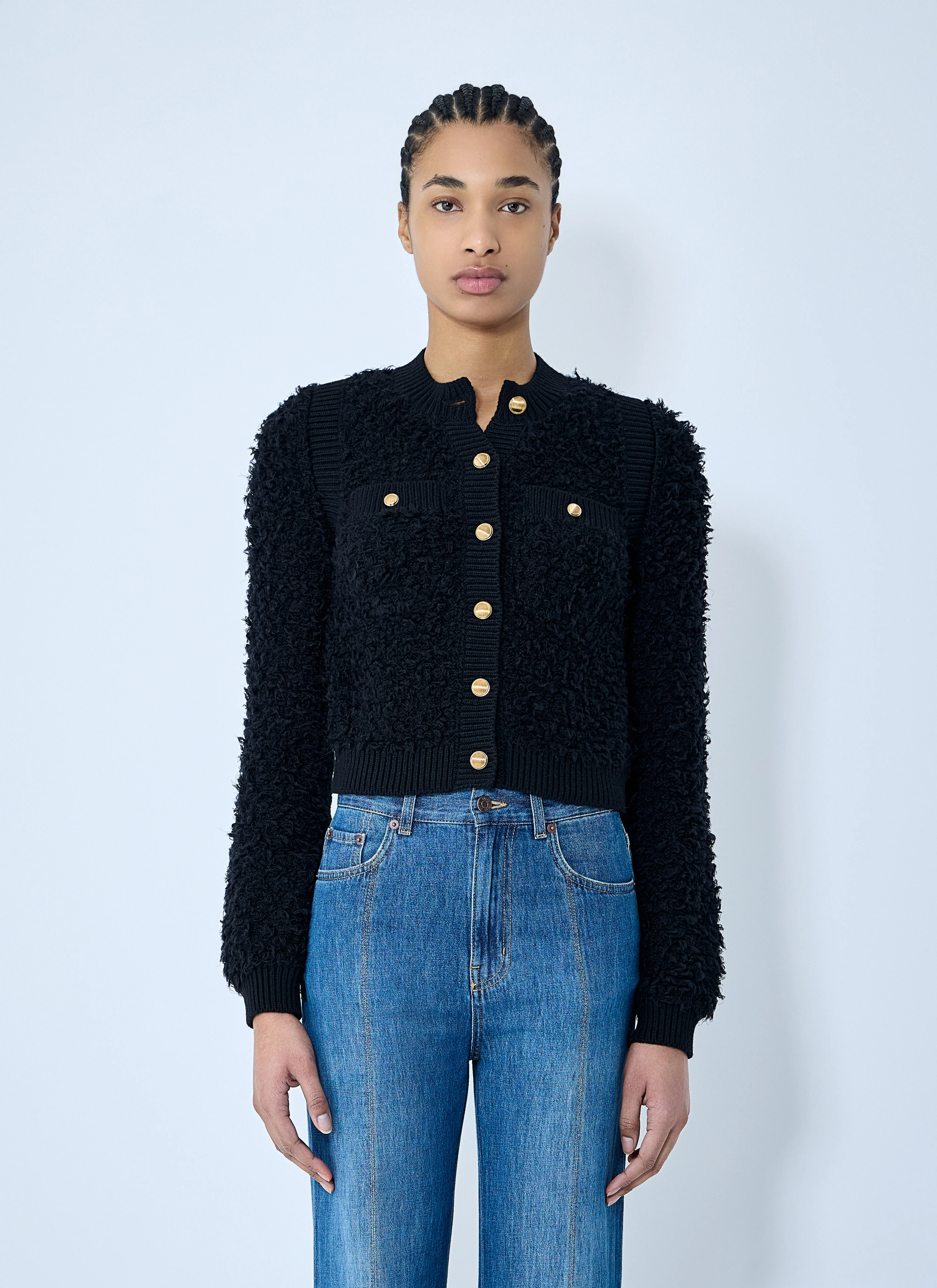 Short Fitted Cardigan - 1