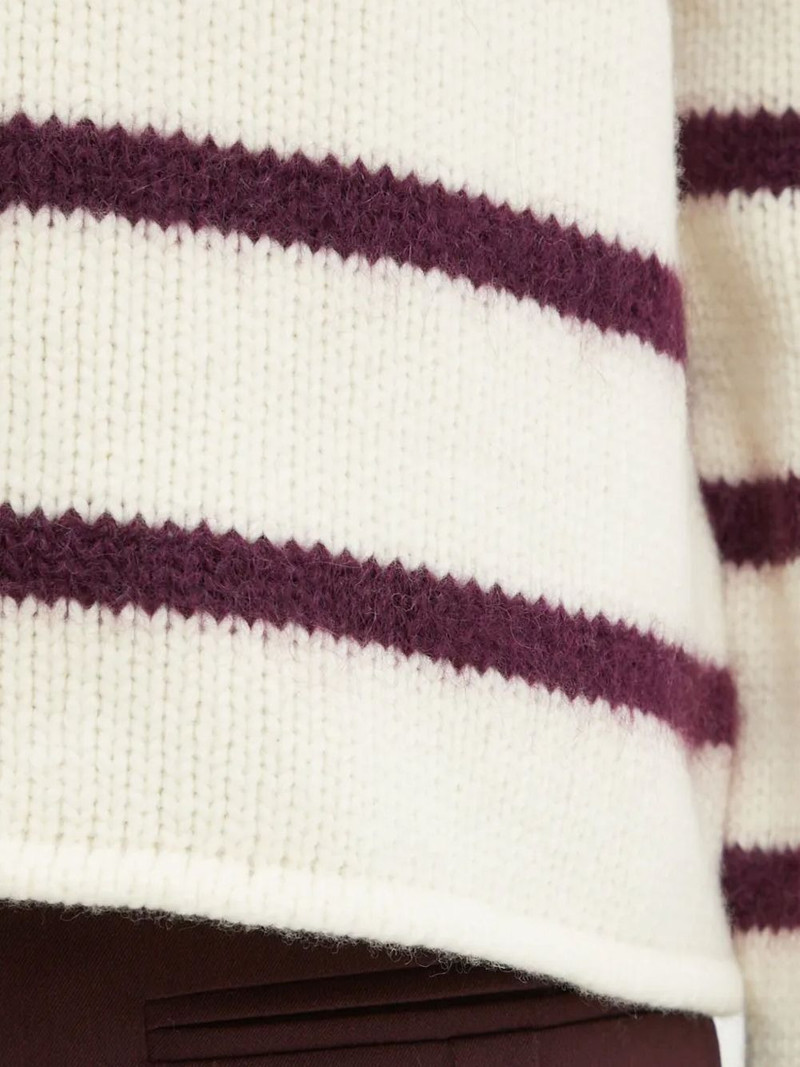 striped boat-neck sweater 5